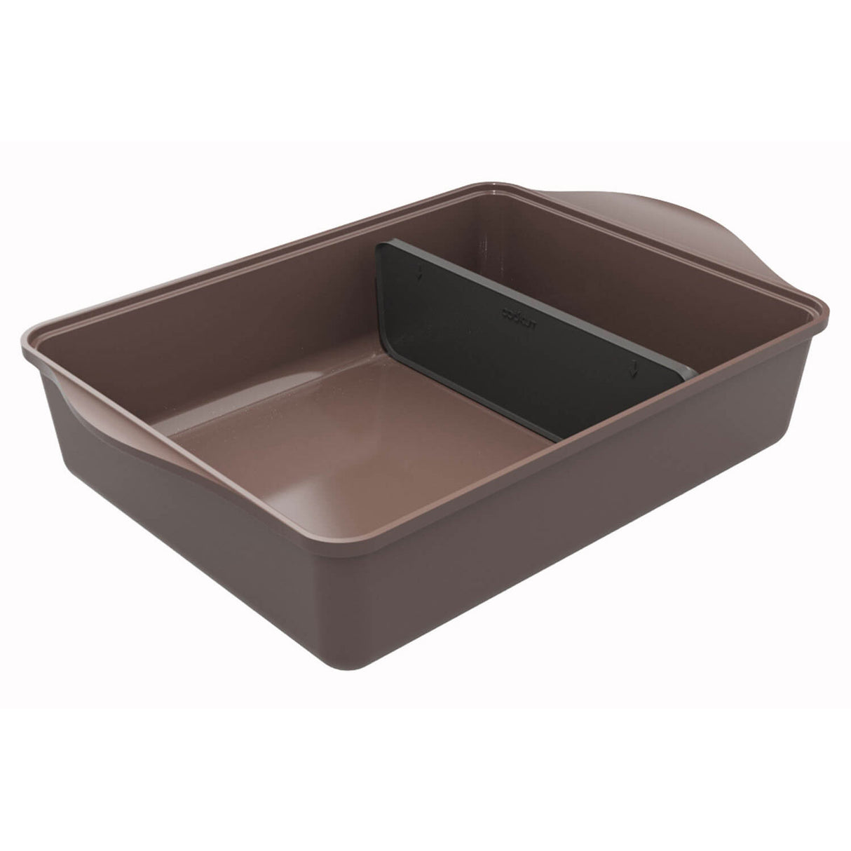 COOKUT L'Incredibile Piatto Pirofila Regolabile 40x30cm Moka Tortora Metallo e Ceramica