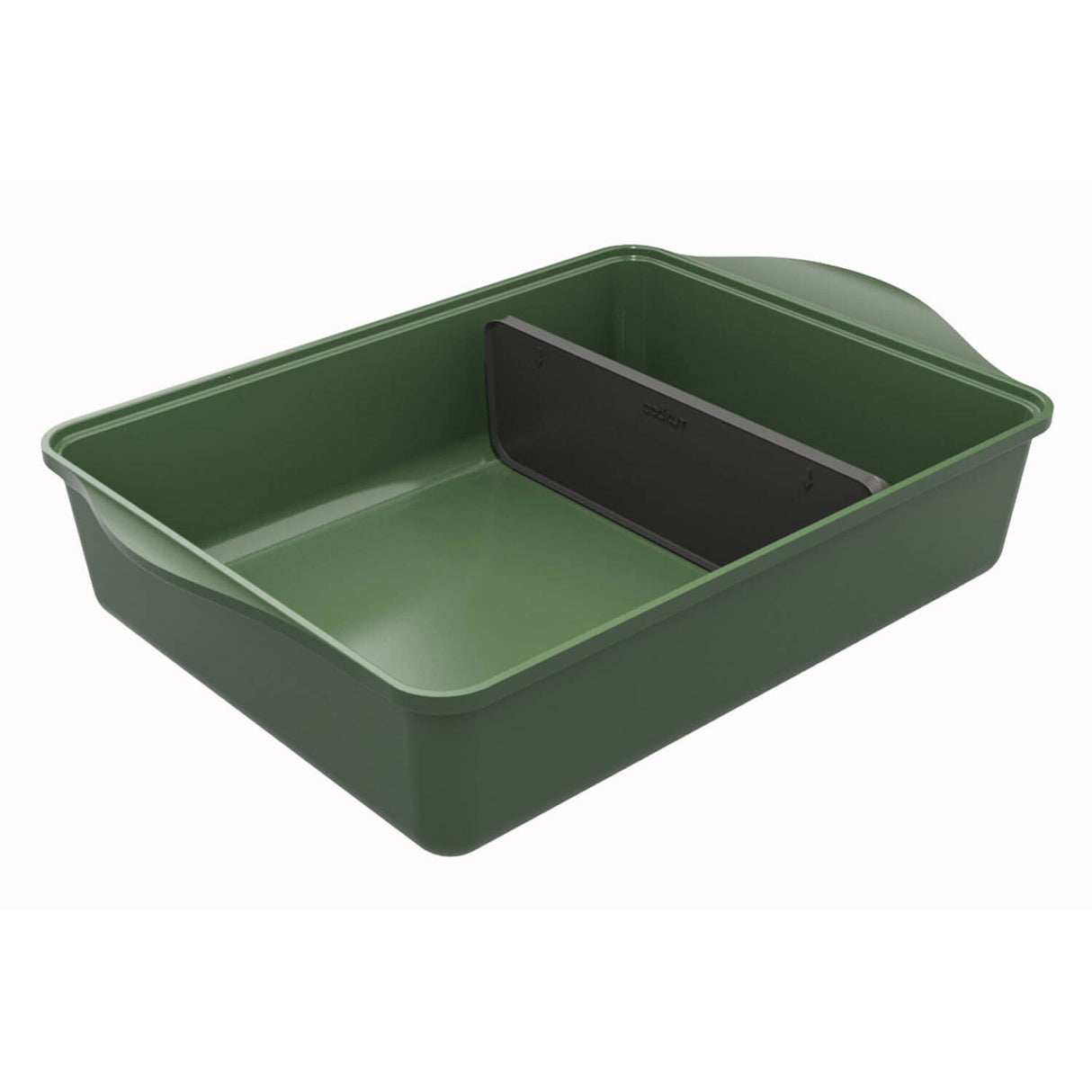 COOKUT L'Incredibile Piatto Pirofila Regolabile 40x30cm Verde Metallo e Ceramica