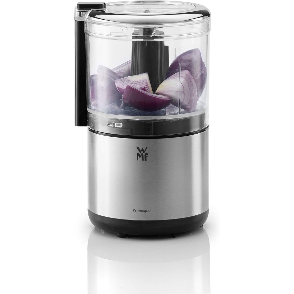 WMF KITCHENminis Tritatutto Compatto e Salvaspazio 300ml Acciaio Cromargan