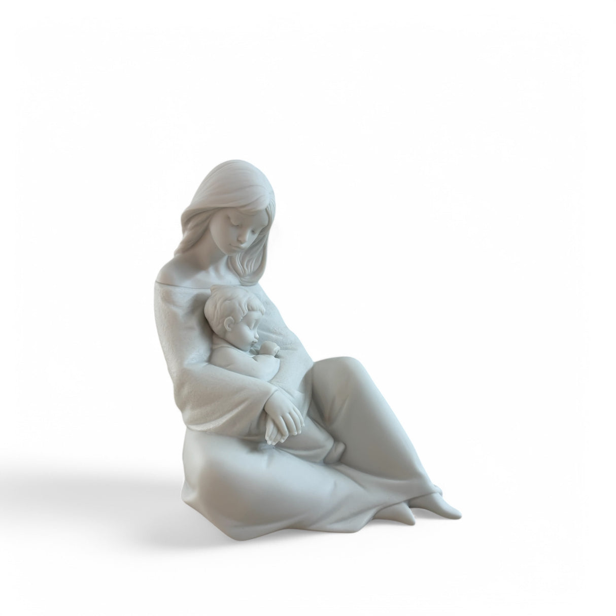 NAO Scultura Figura Il Legame Più Forte 20x18cm Bianco Opaco Porcellana