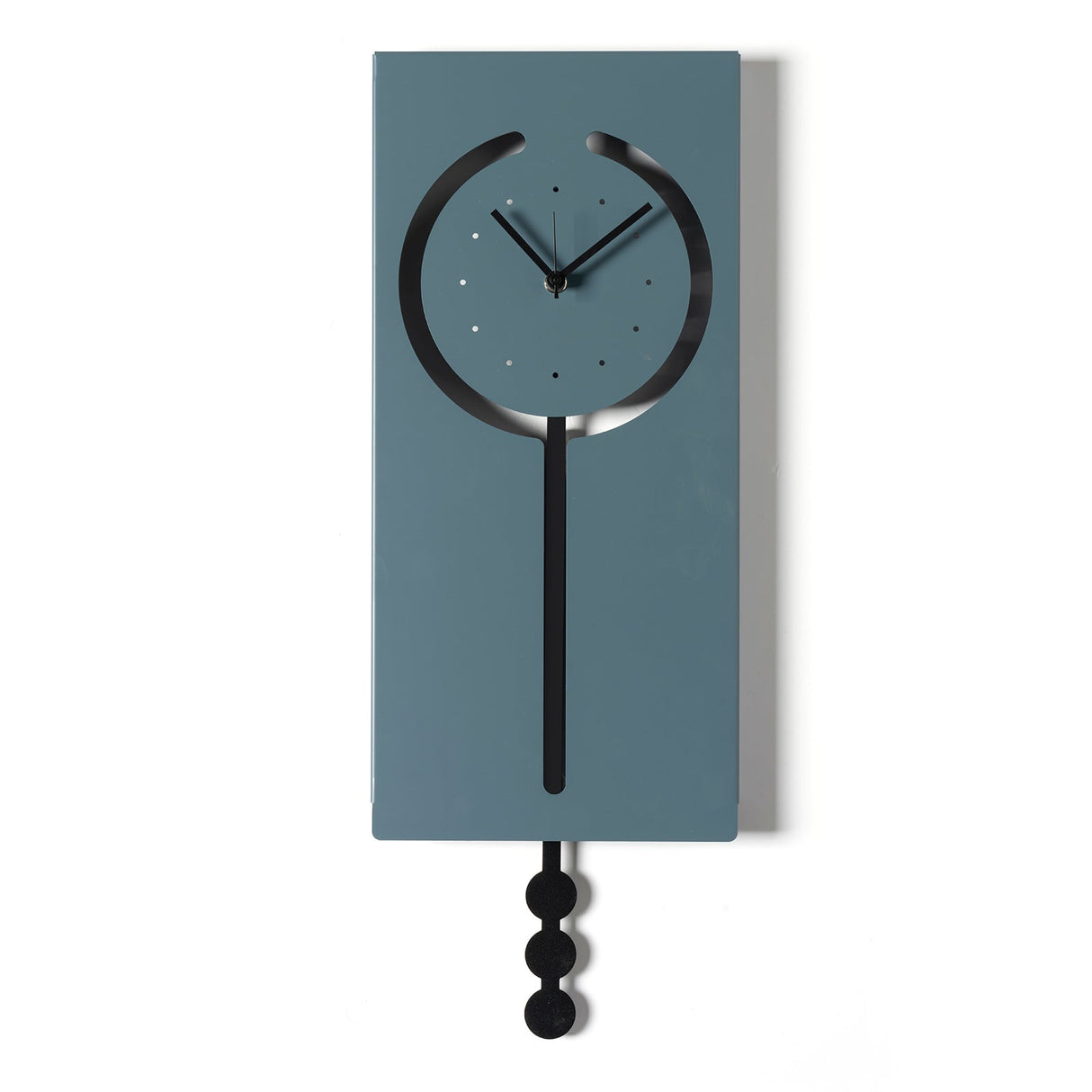 ARTI & MESTIERI Orologio a Pendolo Omega Petrolio Nero 53x20cm