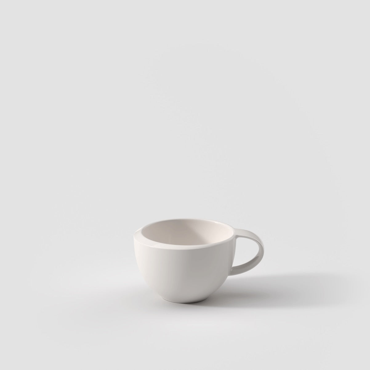 VILLEROY & BOCH NewMoon Tazza Caffè Espresso 50ml con Piattino 13cm Bianco Porcellana