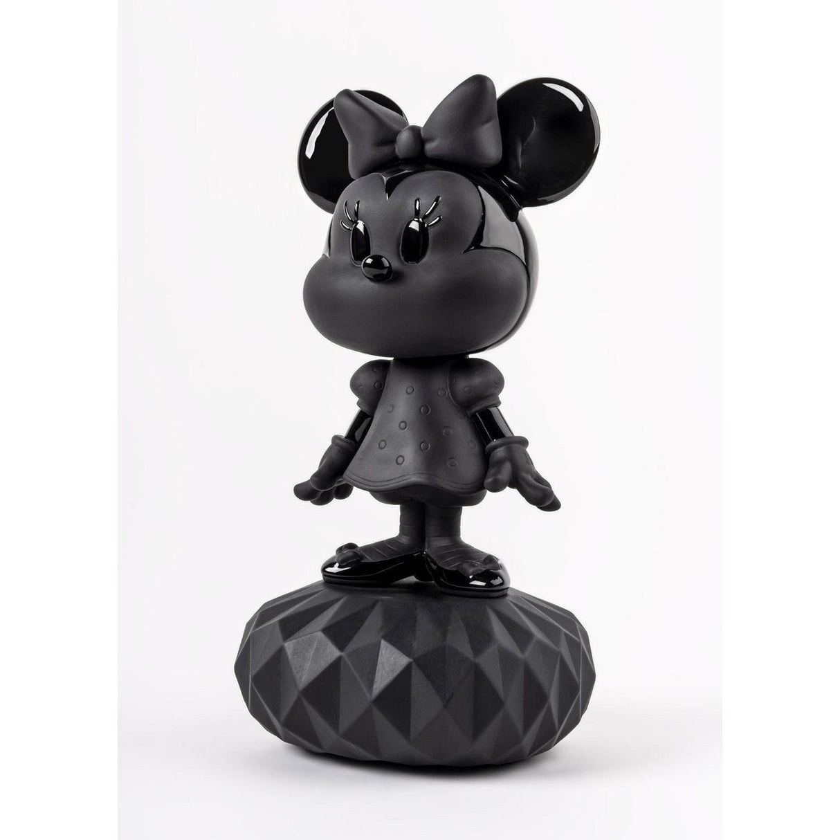 Lladró Scultura Minnie Total Black 31x17cm Porcellana
