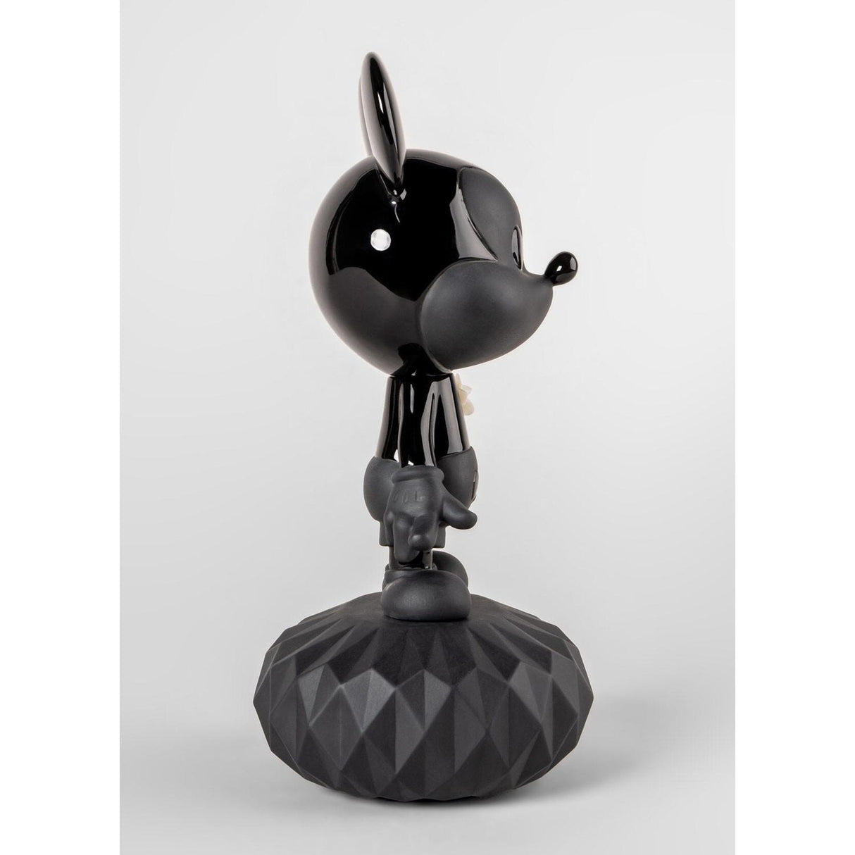 Lladró Scultura Mickey Total Black 31x17cm Porcellana