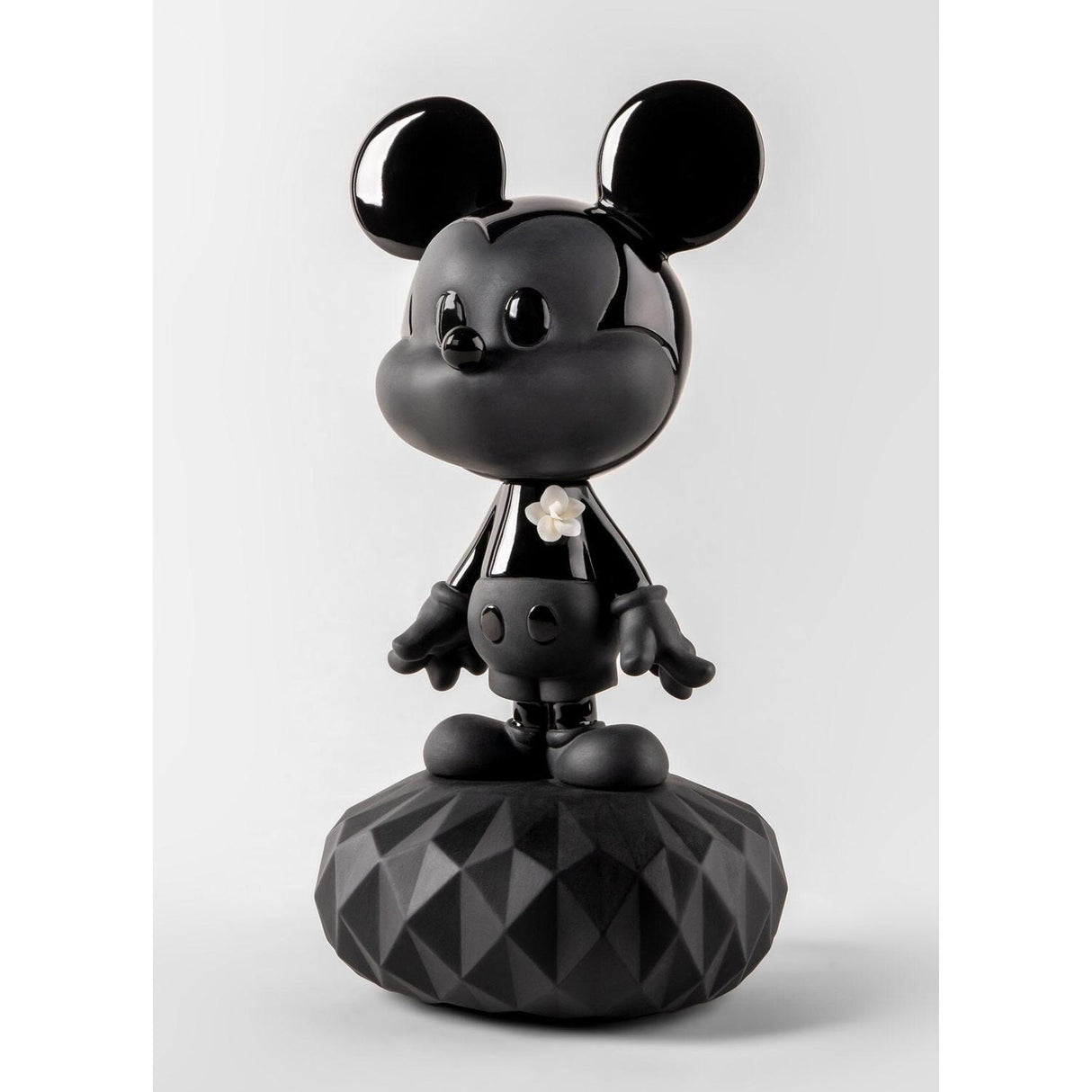 Lladró Scultura Mickey Total Black 31x17cm Porcellana