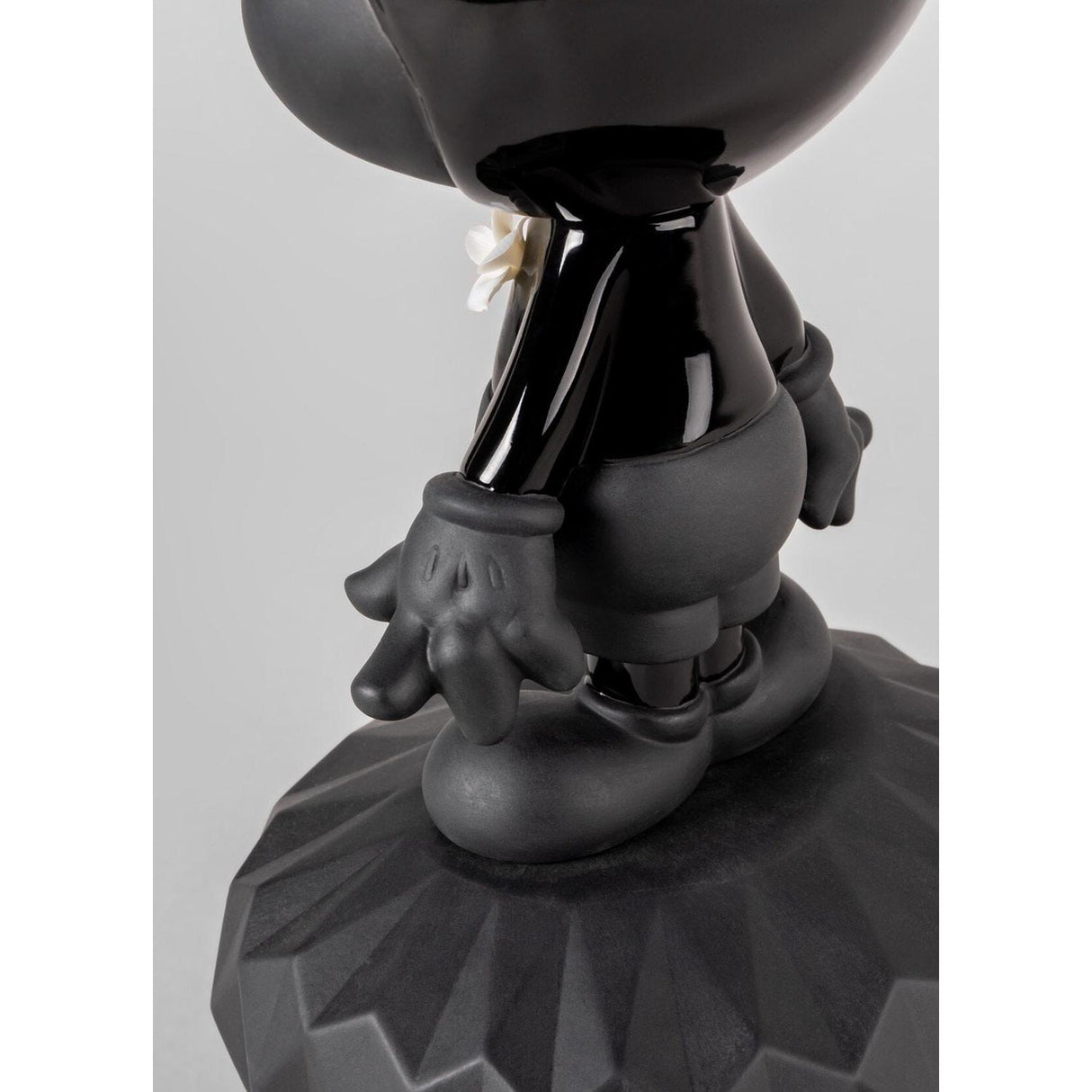 Lladró Scultura Mickey Total Black 31x17cm Porcellana