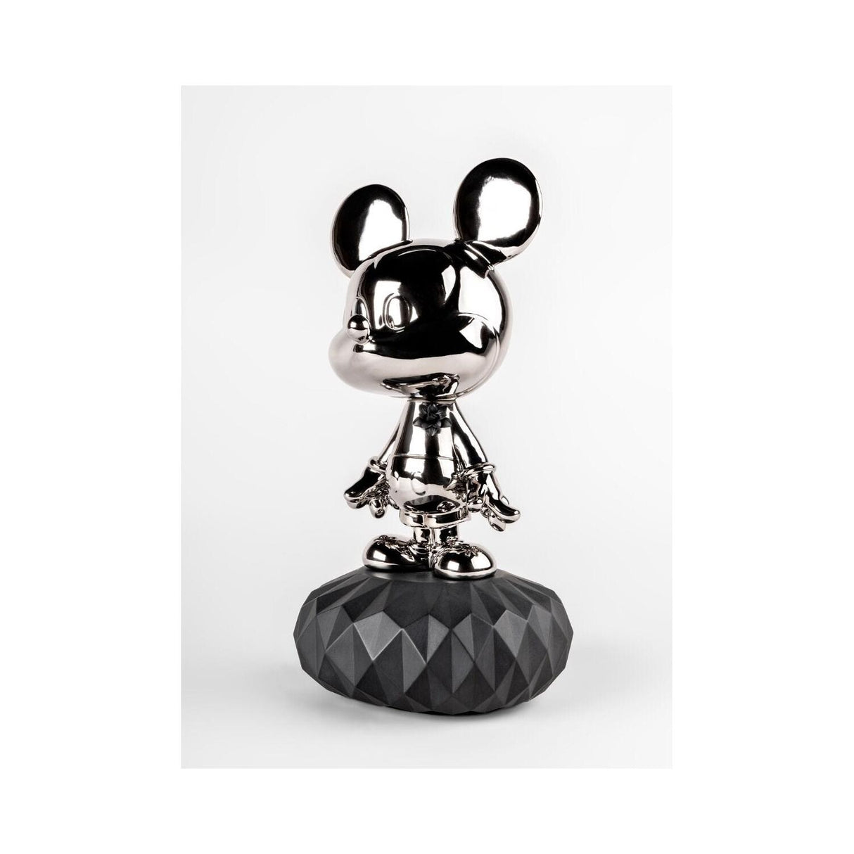 Lladró Scultura Mickey Mouse Platinum 31x17cm Porcellana