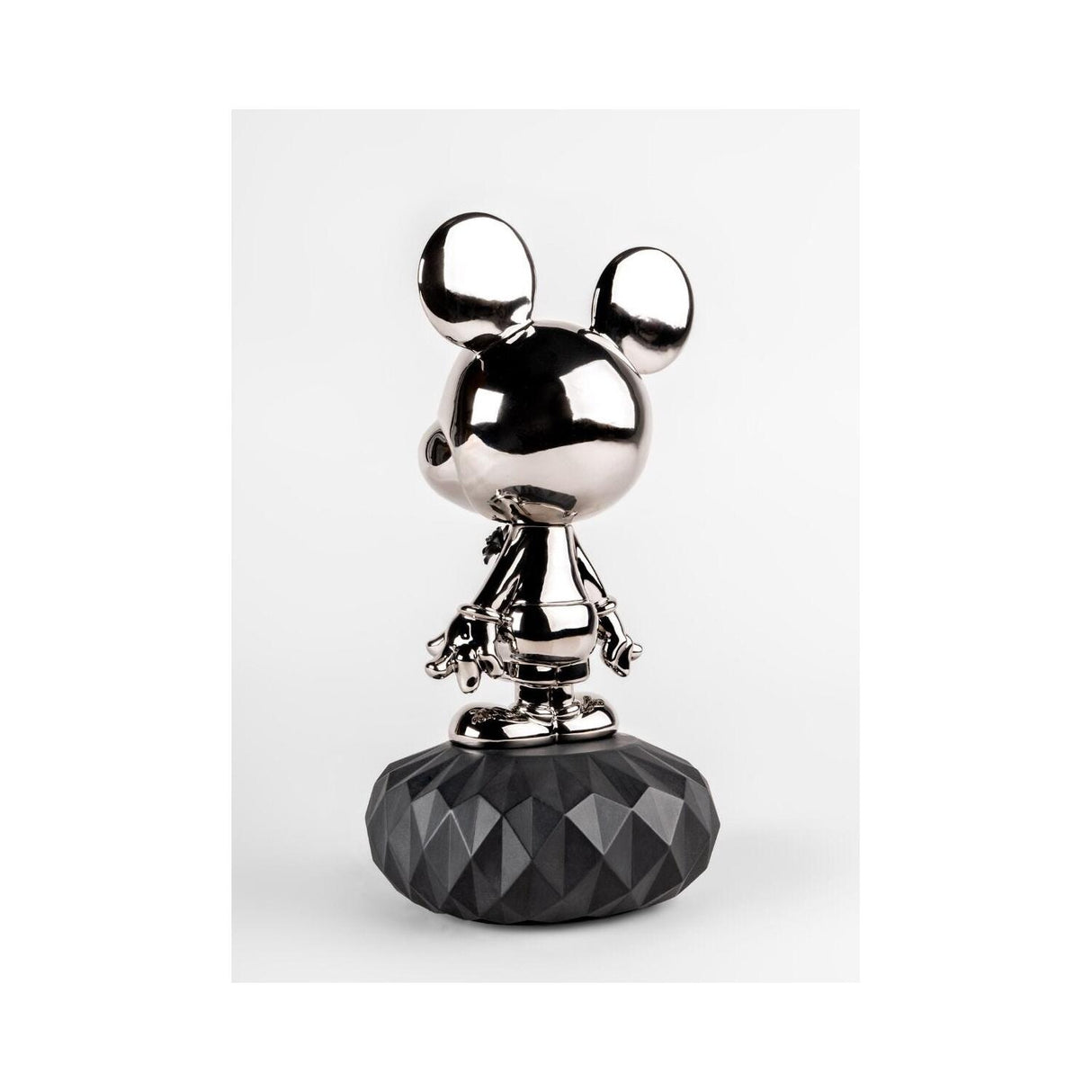 Lladró Scultura Mickey Mouse Platinum 31x17cm Porcellana