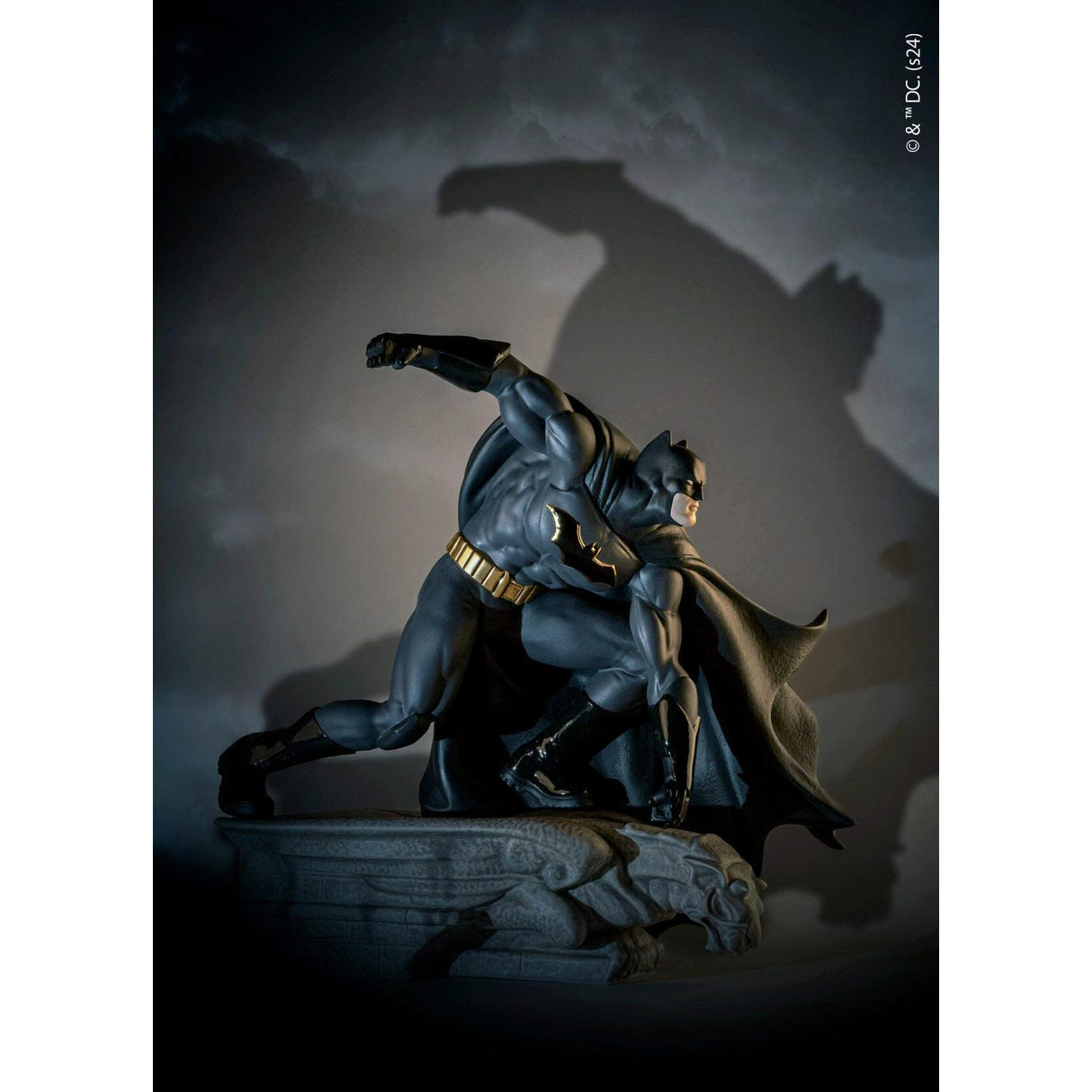 Lladró Scultura Batman Serie Limitata 43x44cm Porcellana