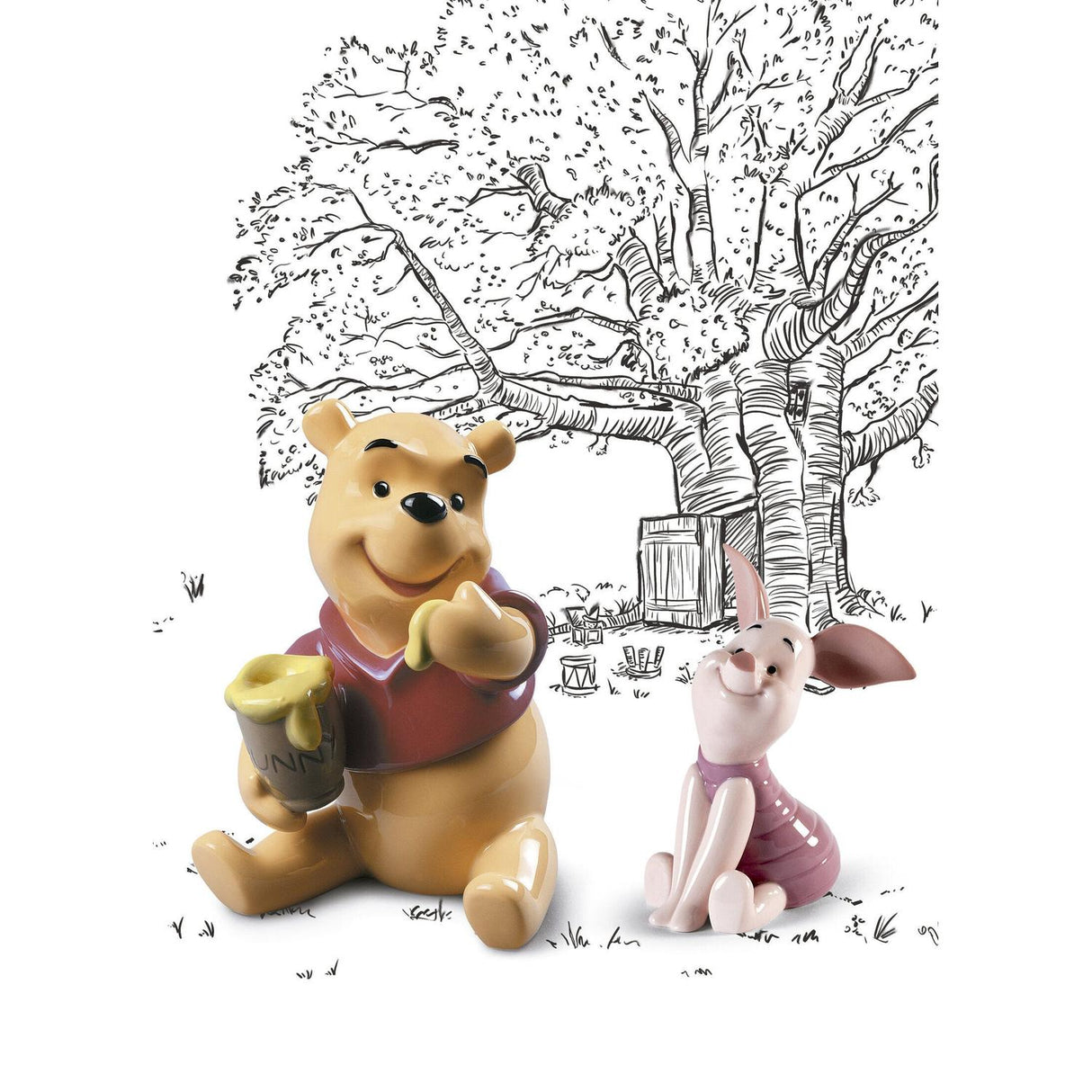 Lladró Figurina Piglet 11x7cm Porcellana