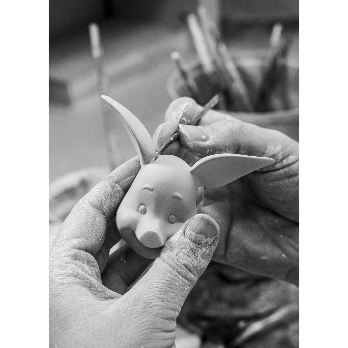 Lladró Figurina Piglet 11x7cm Porcellana