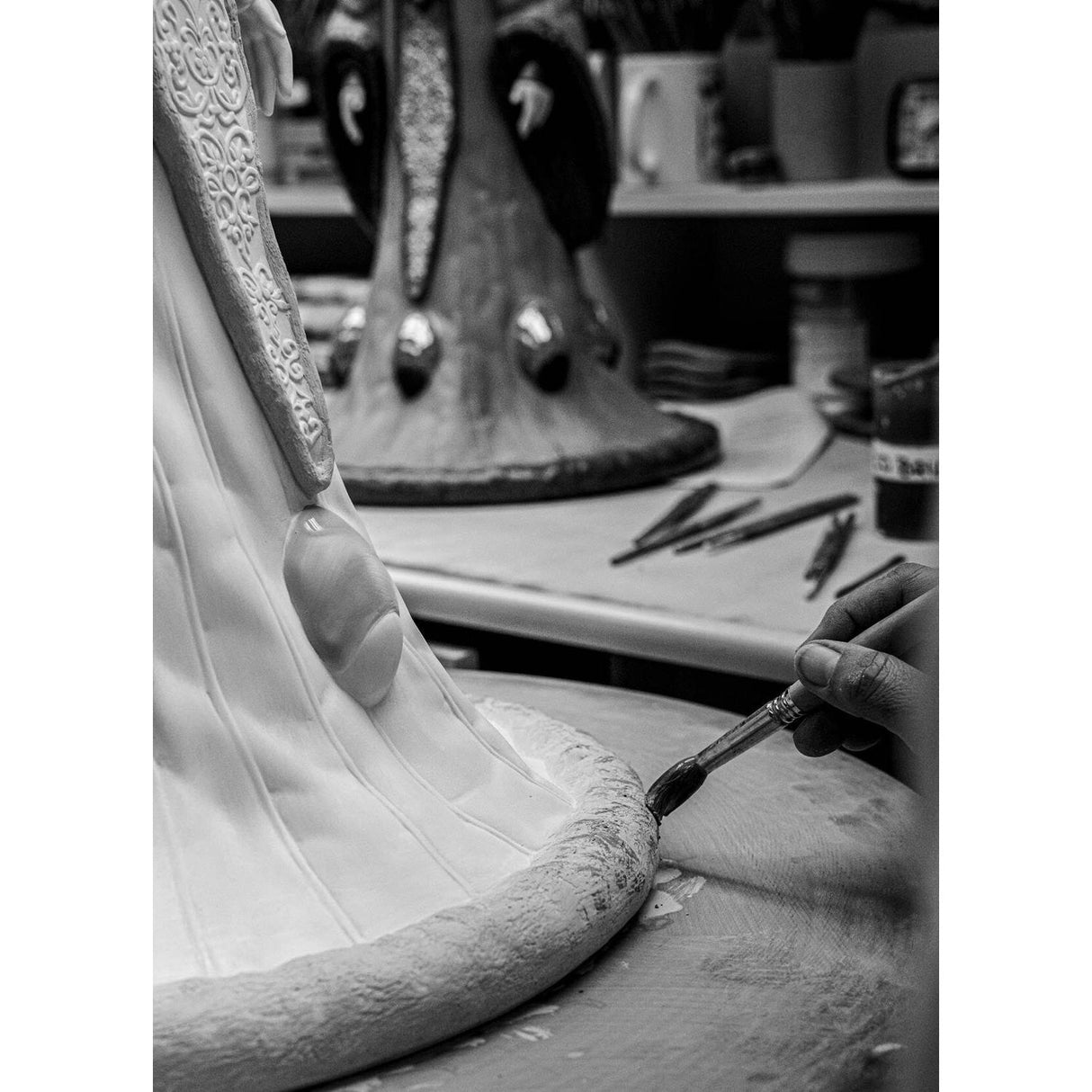 Lladró Scultura Queen Amidala™ in The Throne Room Serie Limitata 55x32cm Porcellana