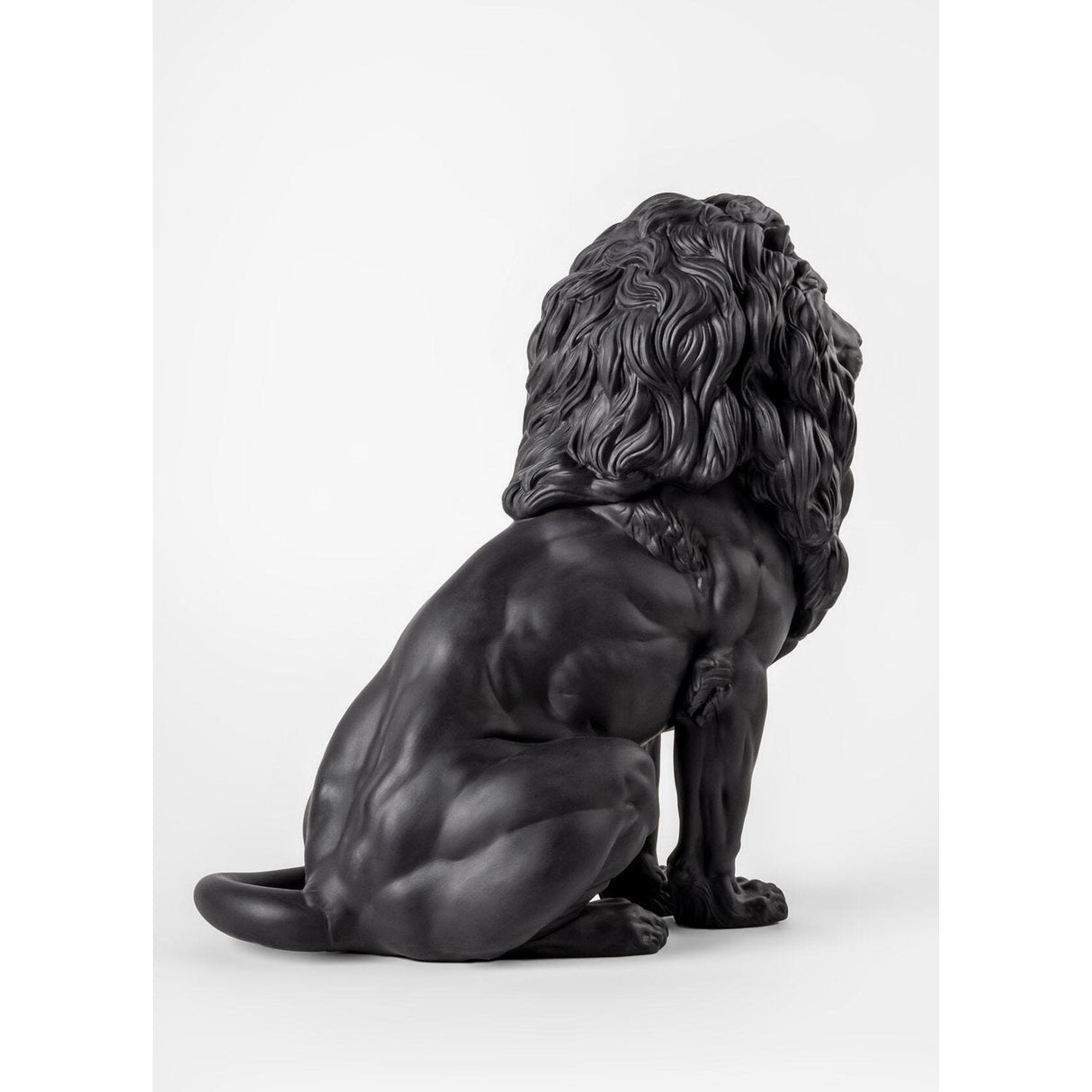 Lladró Scultura Leone Maestoso 43x25cm Porcellana