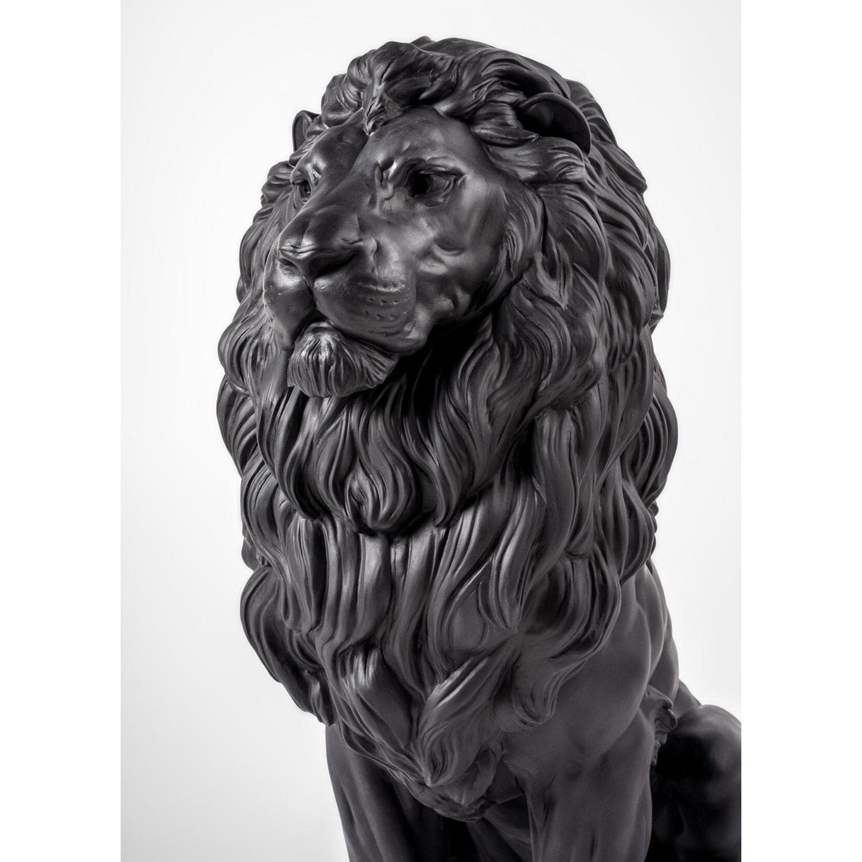 Lladró Scultura Leone Maestoso 43x25cm Porcellana