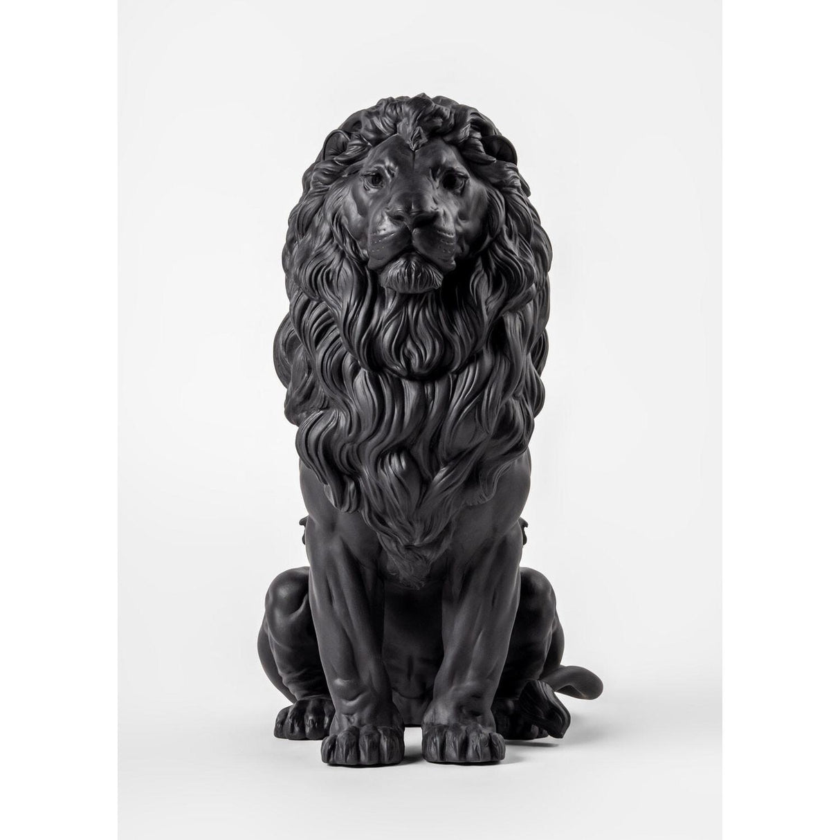 Lladró Scultura Leone Maestoso 43x25cm Porcellana