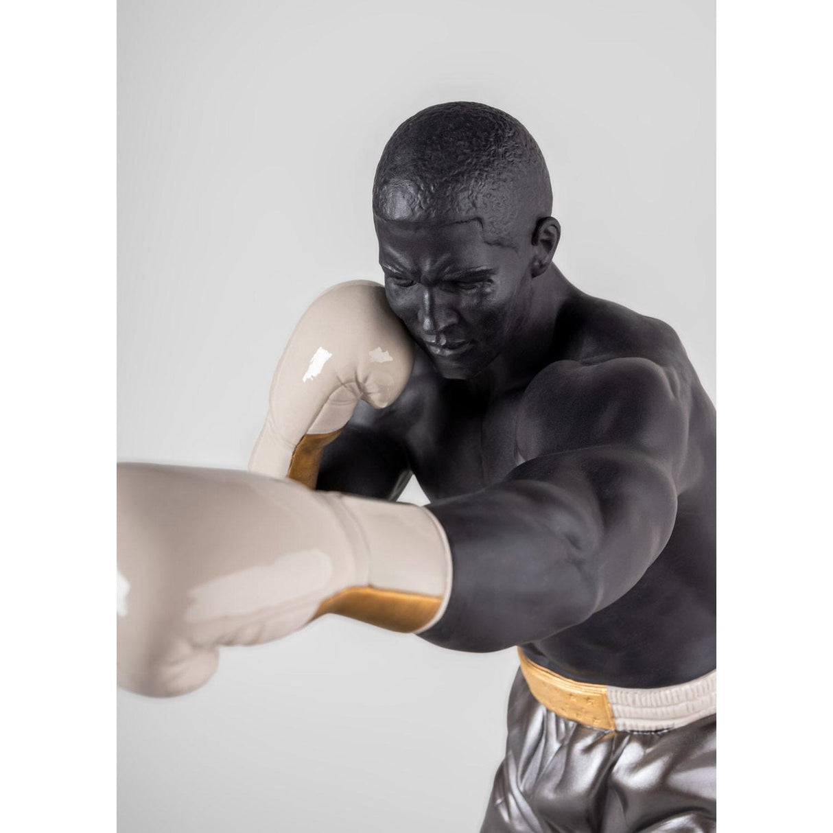 Lladró Scultura Boxer 61x35cm Porcellana