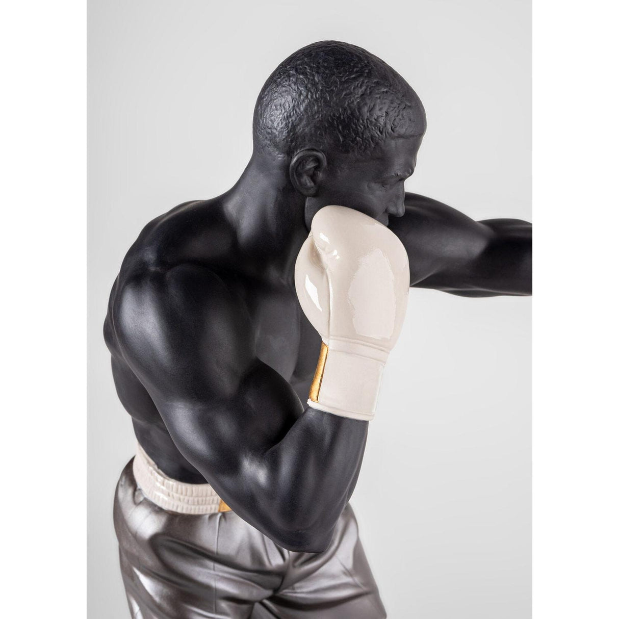 Lladró Scultura Boxer 61x35cm Porcellana