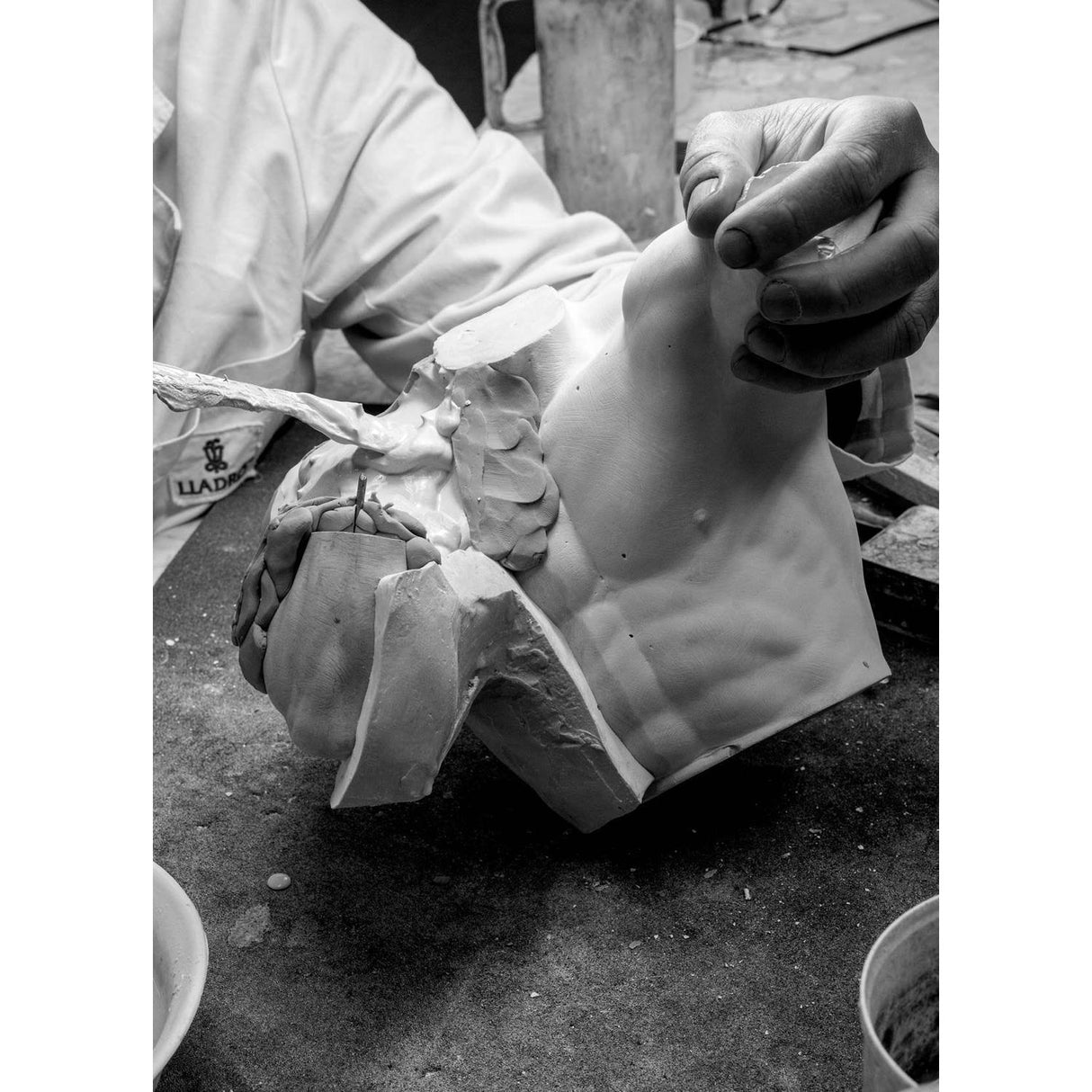 Lladró Scultura Boxer 61x35cm Porcellana