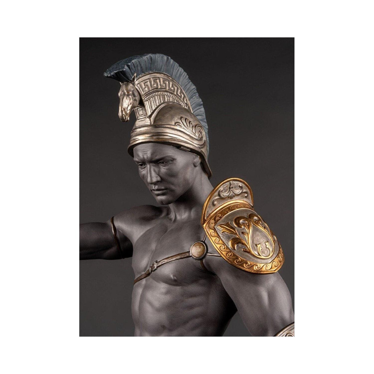 Lladró Scultura Spartano 71x44cm Porcellana