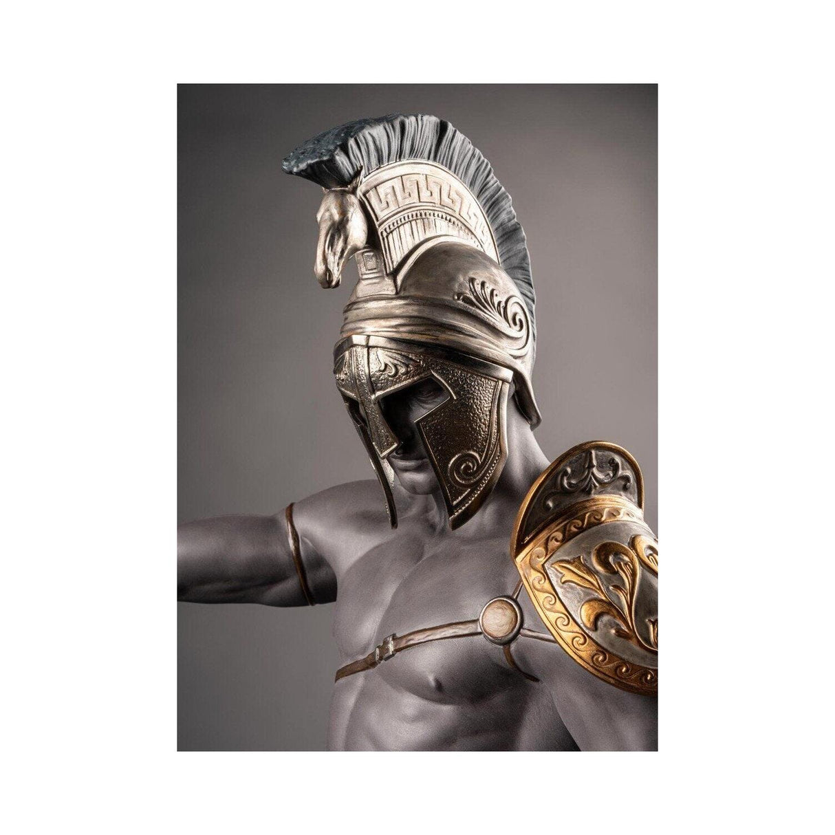 Lladró Scultura Spartano 71x44cm Porcellana