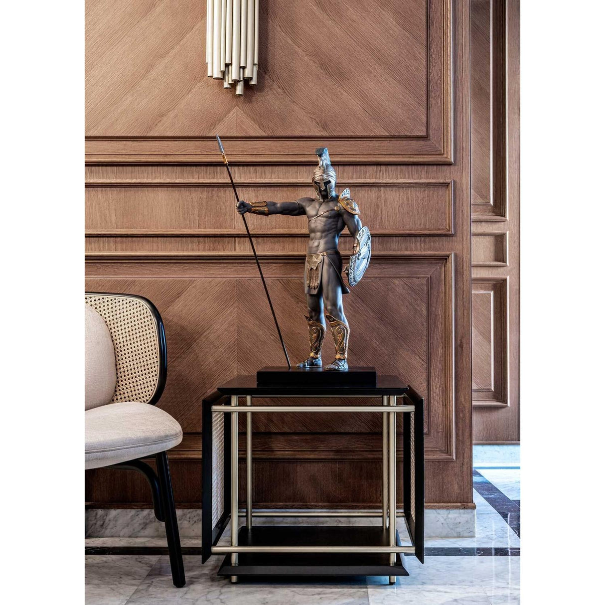 Lladró Scultura Spartano 71x44cm Porcellana