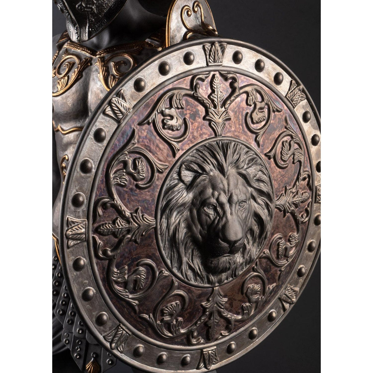 Lladró Scultura Gladiatore 73x34cm Porcellana