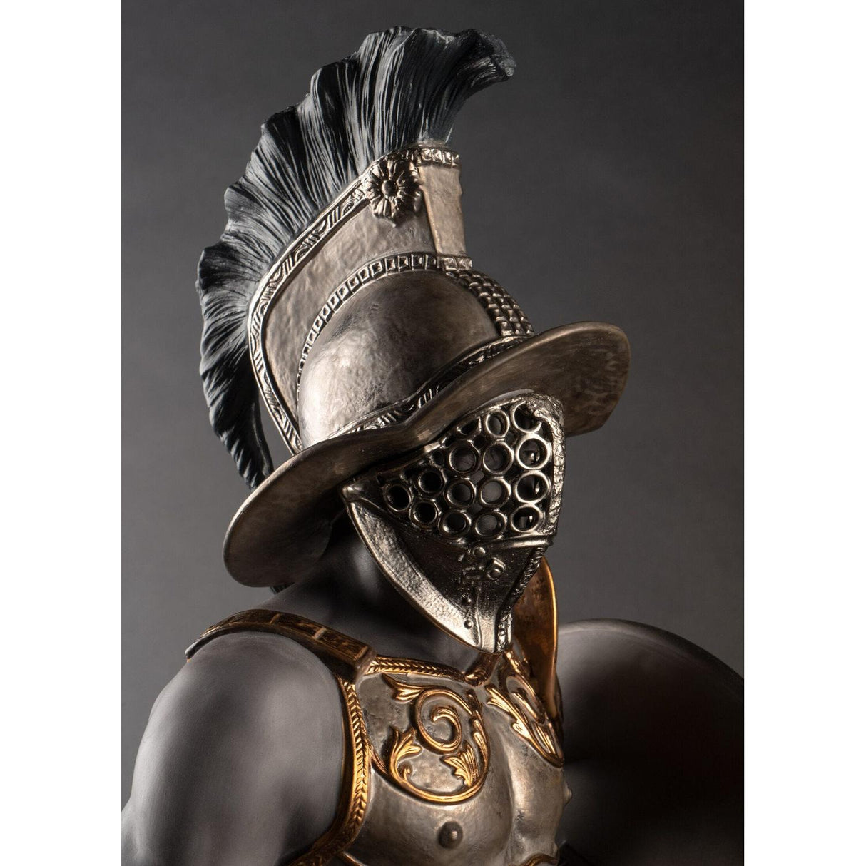 Lladró Scultura Gladiatore 73x34cm Porcellana