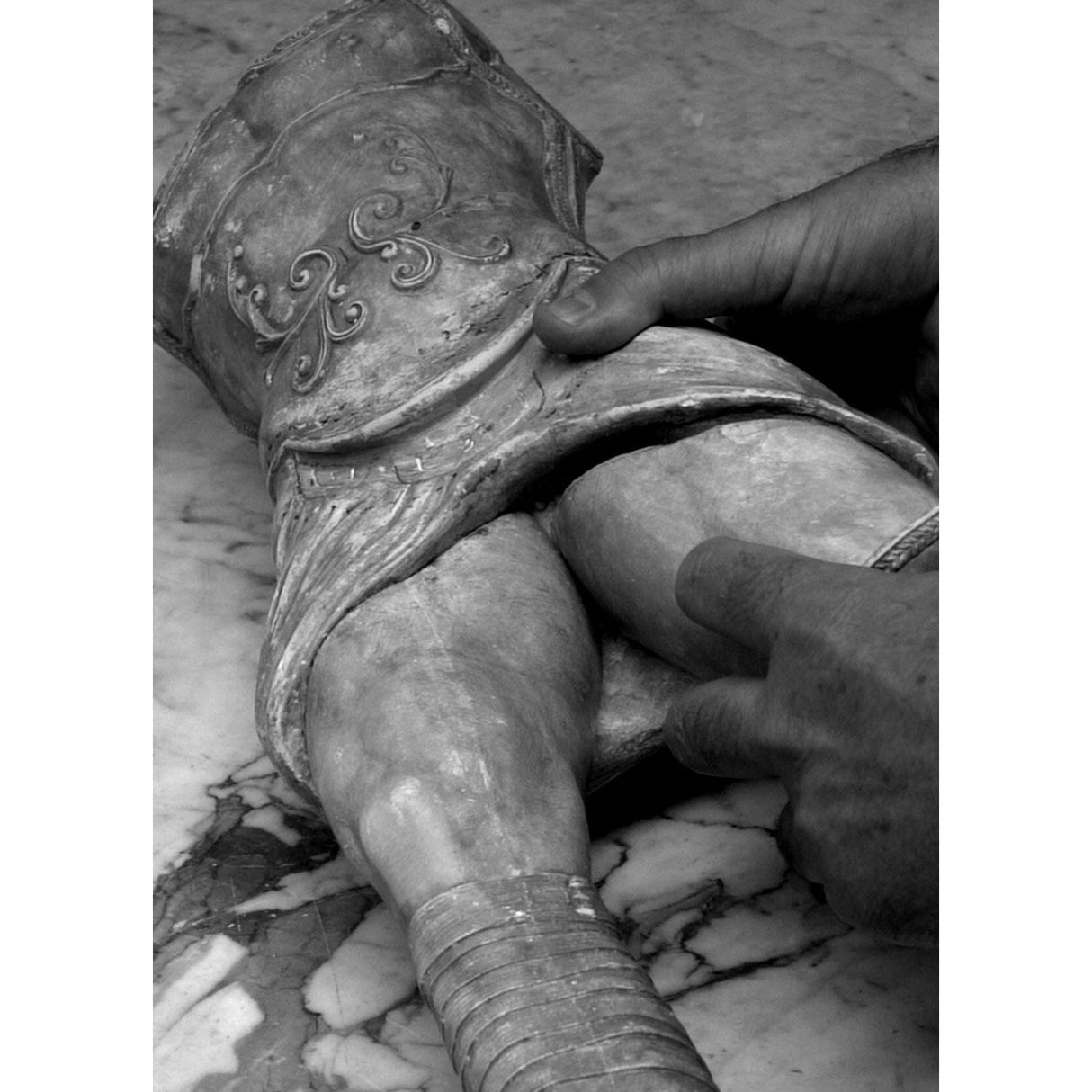 Lladró Scultura Gladiatore 73x34cm Porcellana