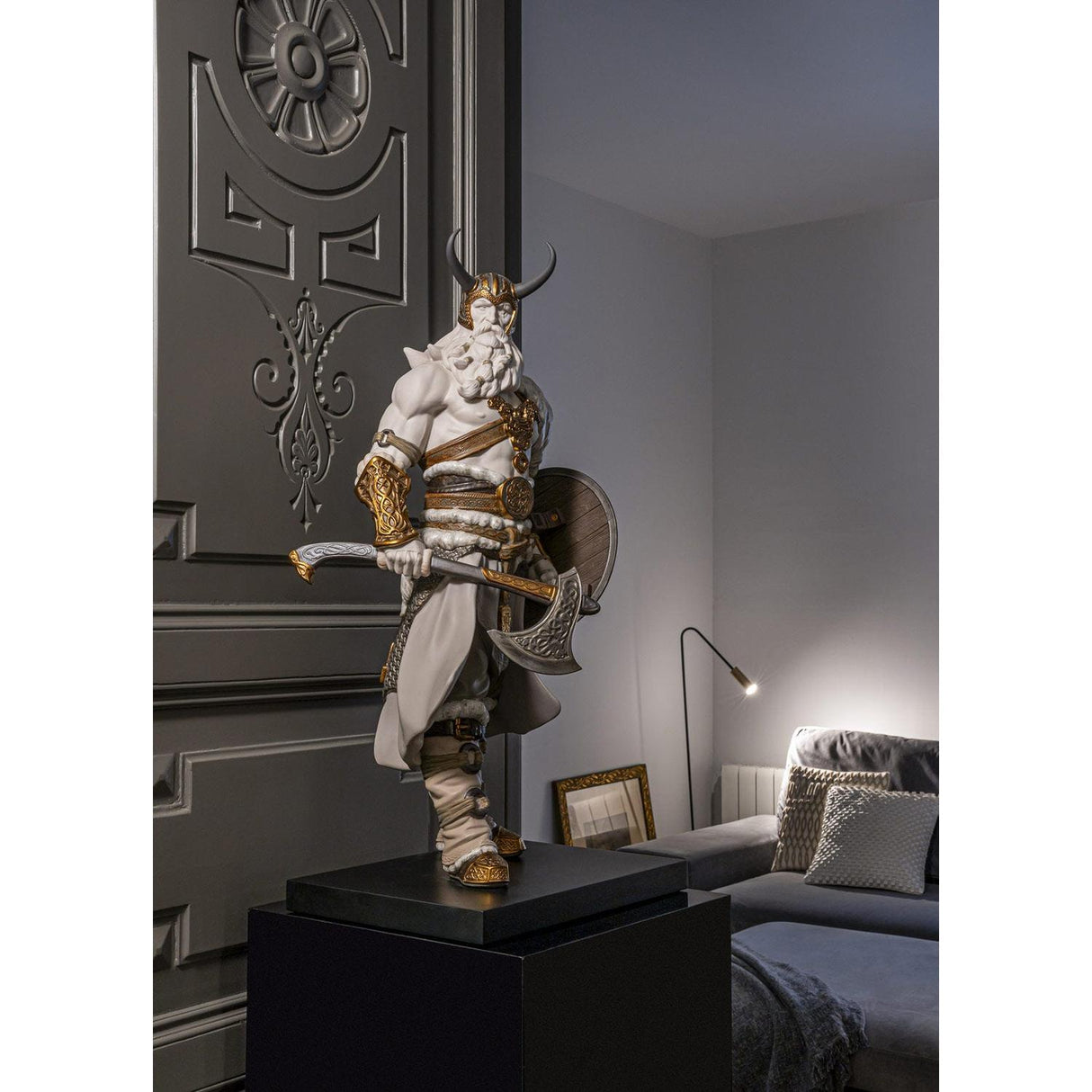 Lladró Scultura Odin 70x34cm Porcellana