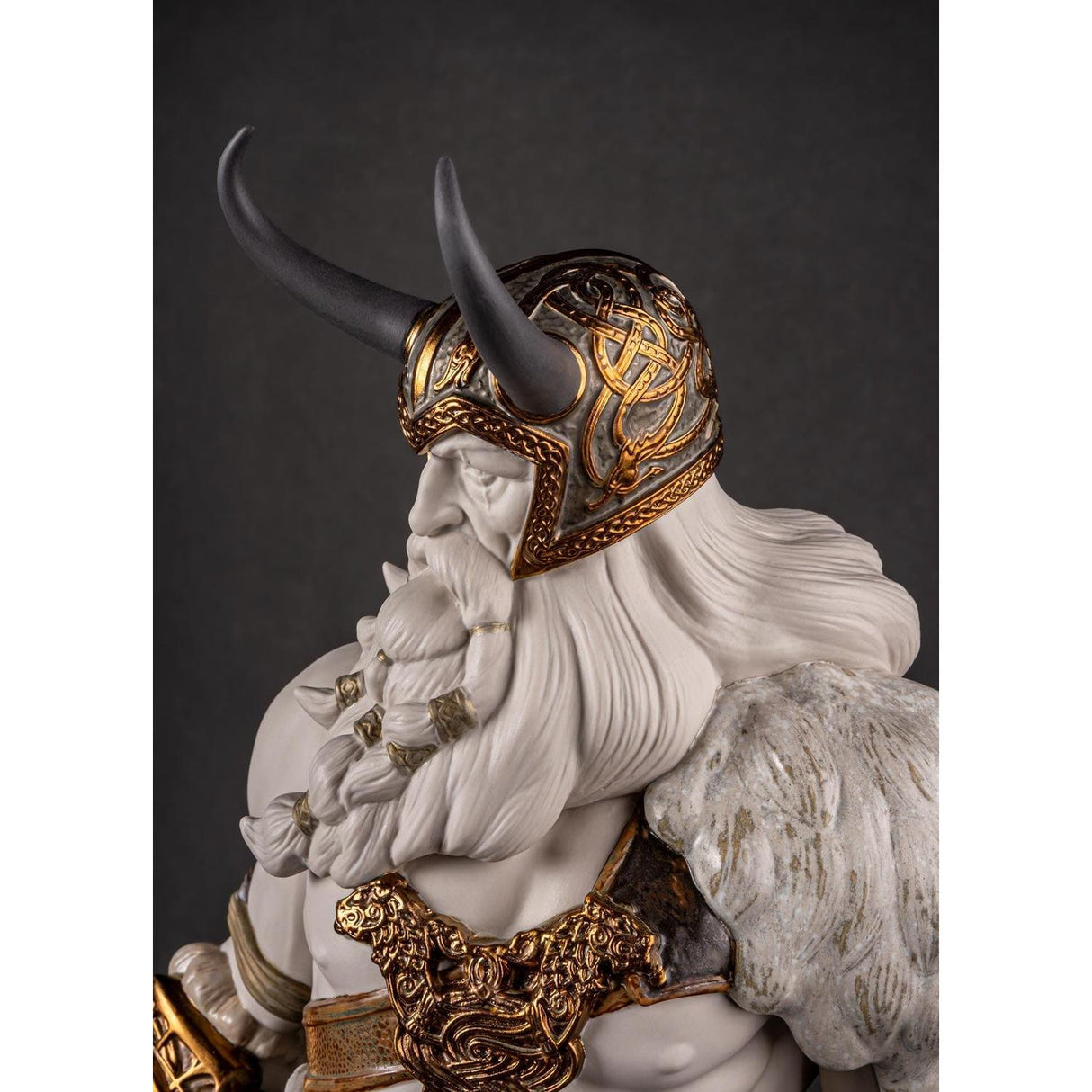 Lladró Scultura Odin 70x34cm Porcellana