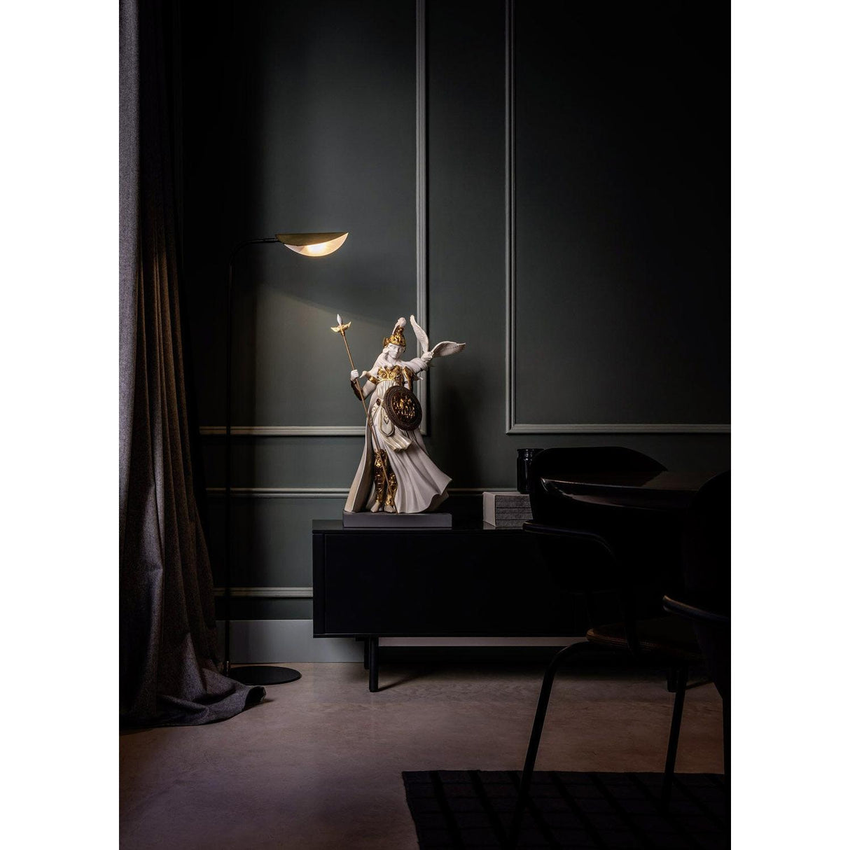 Lladró Scultura Atena 72x44cm Porcellana