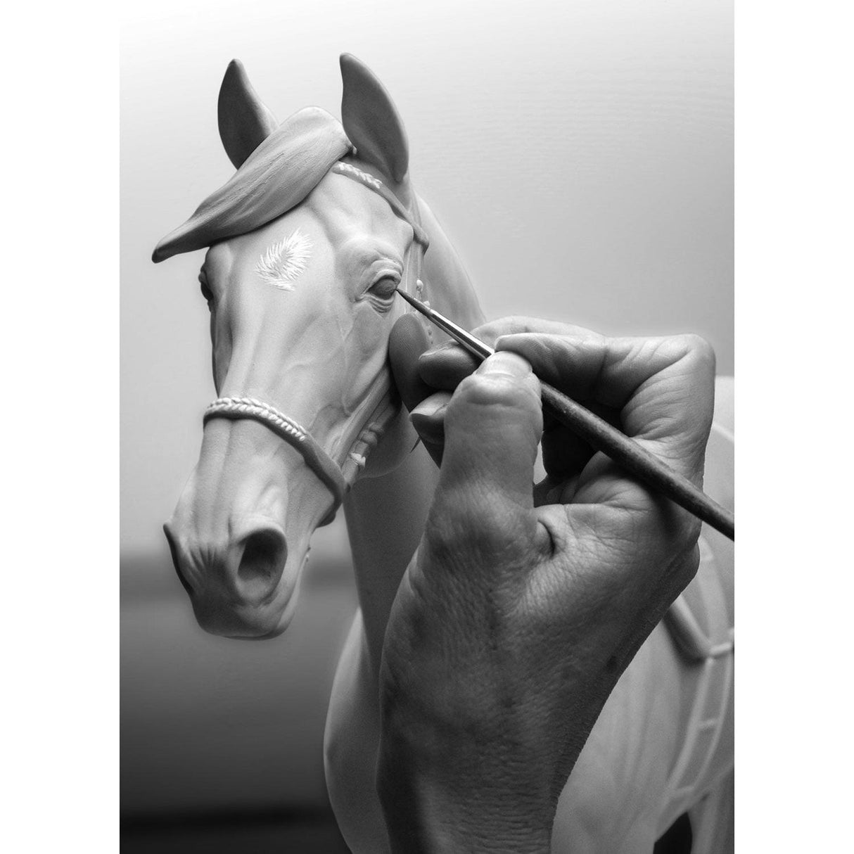 Lladró Scultura Cavallo Deep Impact Edizione Limitata 46x57cm Porcellana