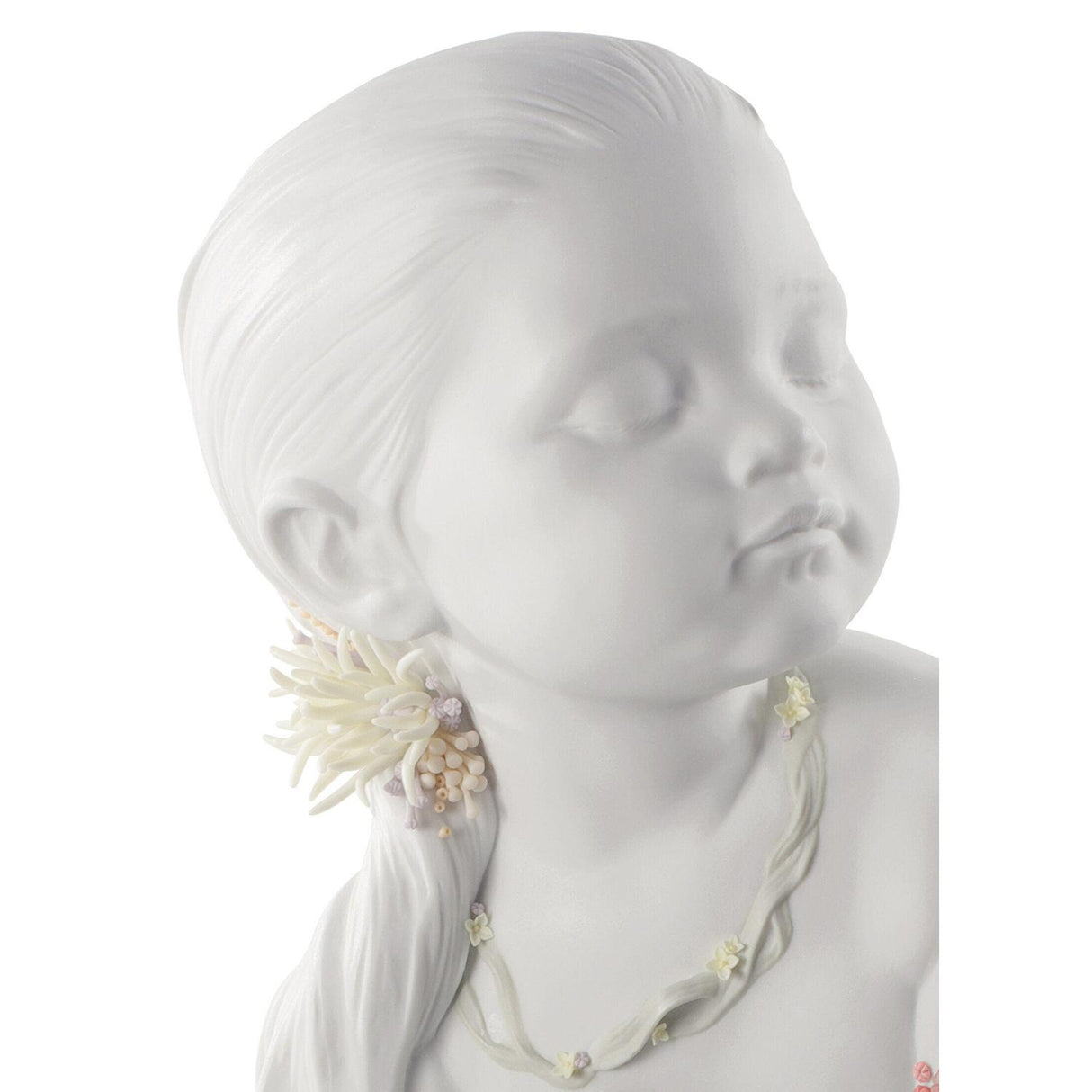 Lladró Figurina Sirena Principessa Delle Acque Edizione Limitata 47x32cm Porcellana