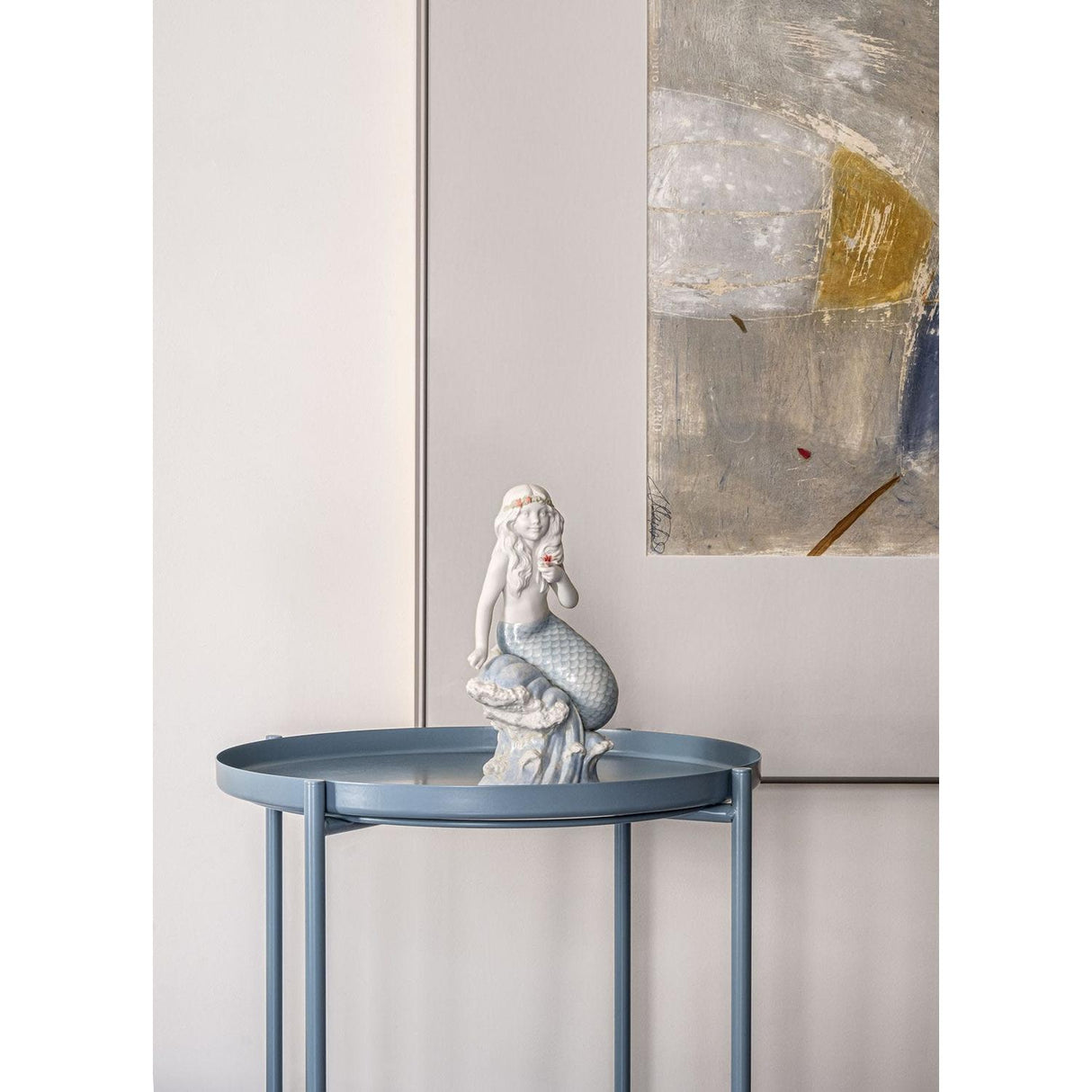 Lladró Figurina Sirenetta Dell'Oceano 23x13cm Porcellana