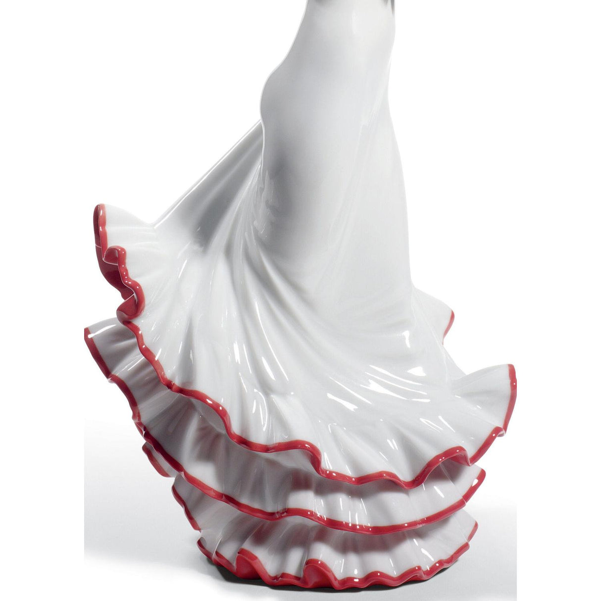 Lladró Figurina Donna Flamenco Anima e Passione Ed 60° Anniversario Rosso 38x17cm Porcellana