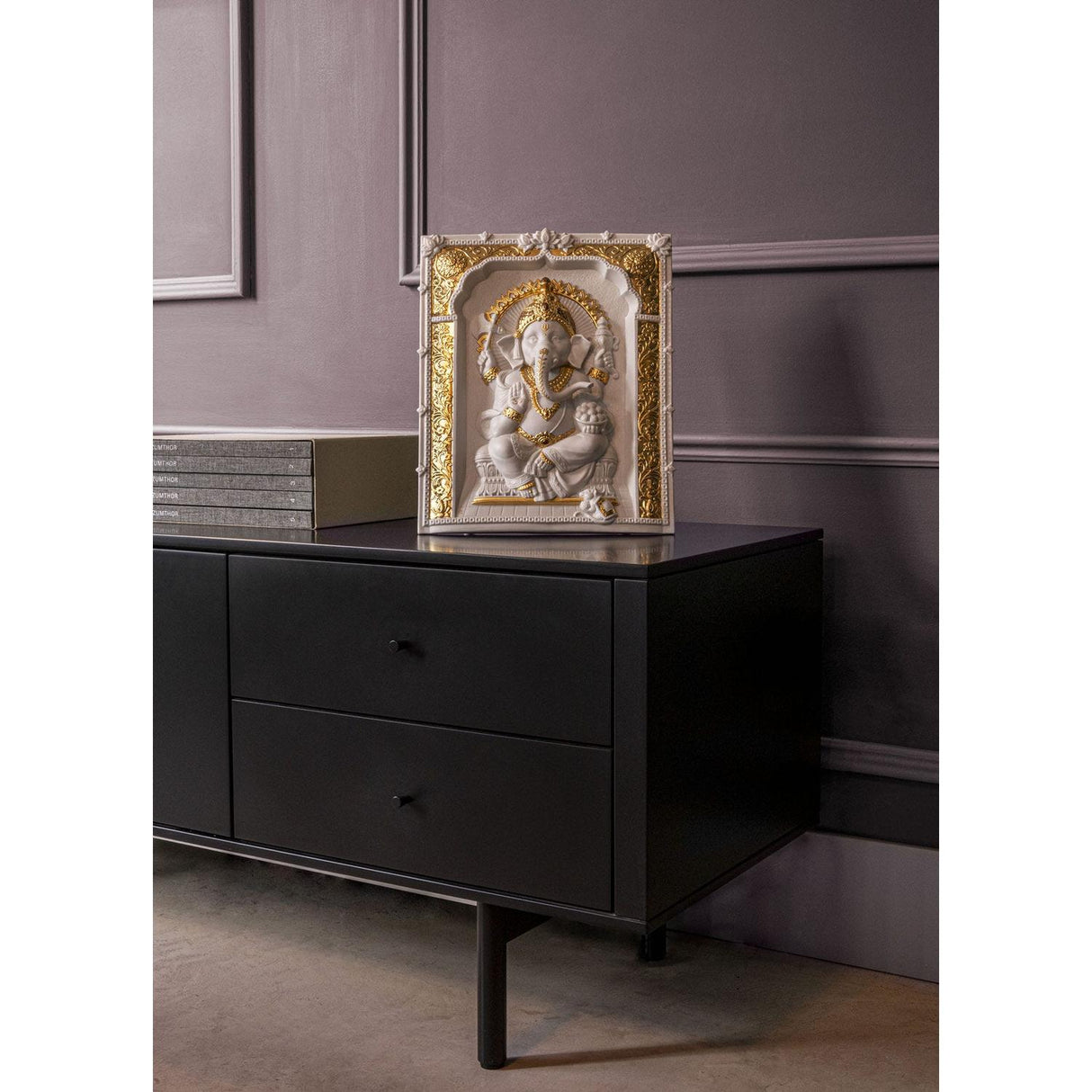 Lladró Lord Ganesha Wall Art 35x30cm Porcellana