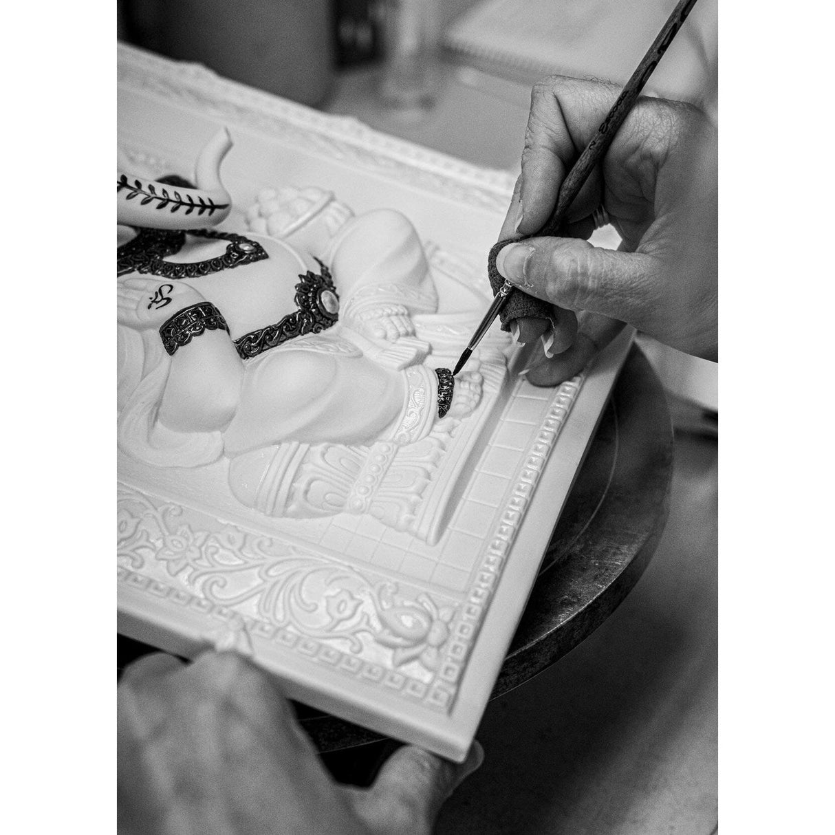 Lladró Lord Ganesha Wall Art 35x30cm Porcellana