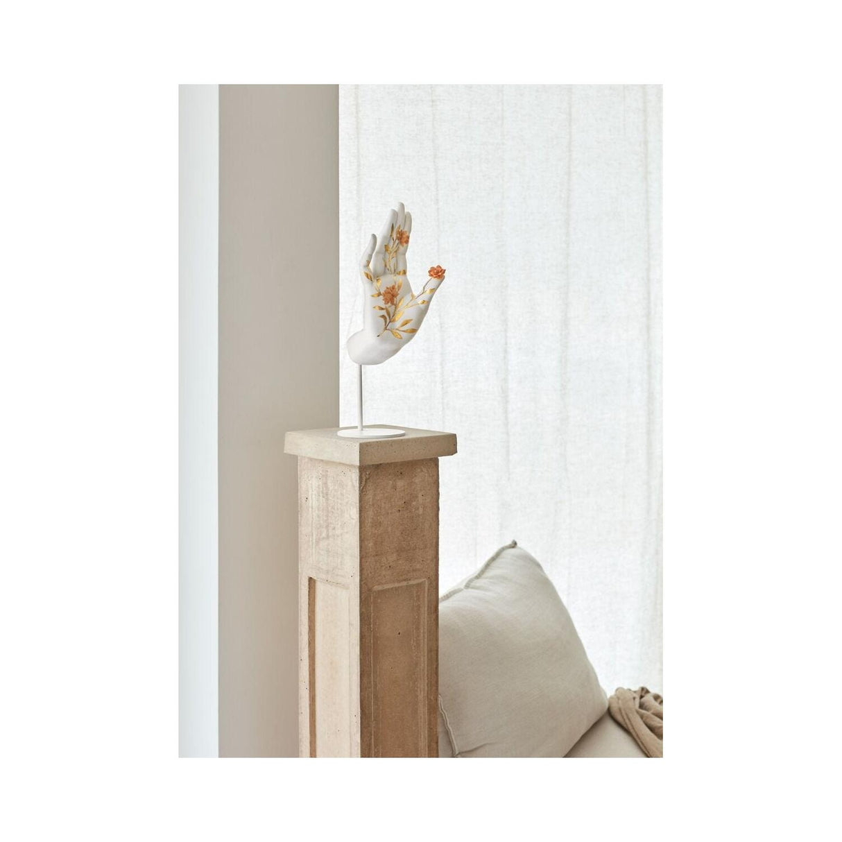 Lladró Scultura Protezione Mudra 42x14cm Porcellana