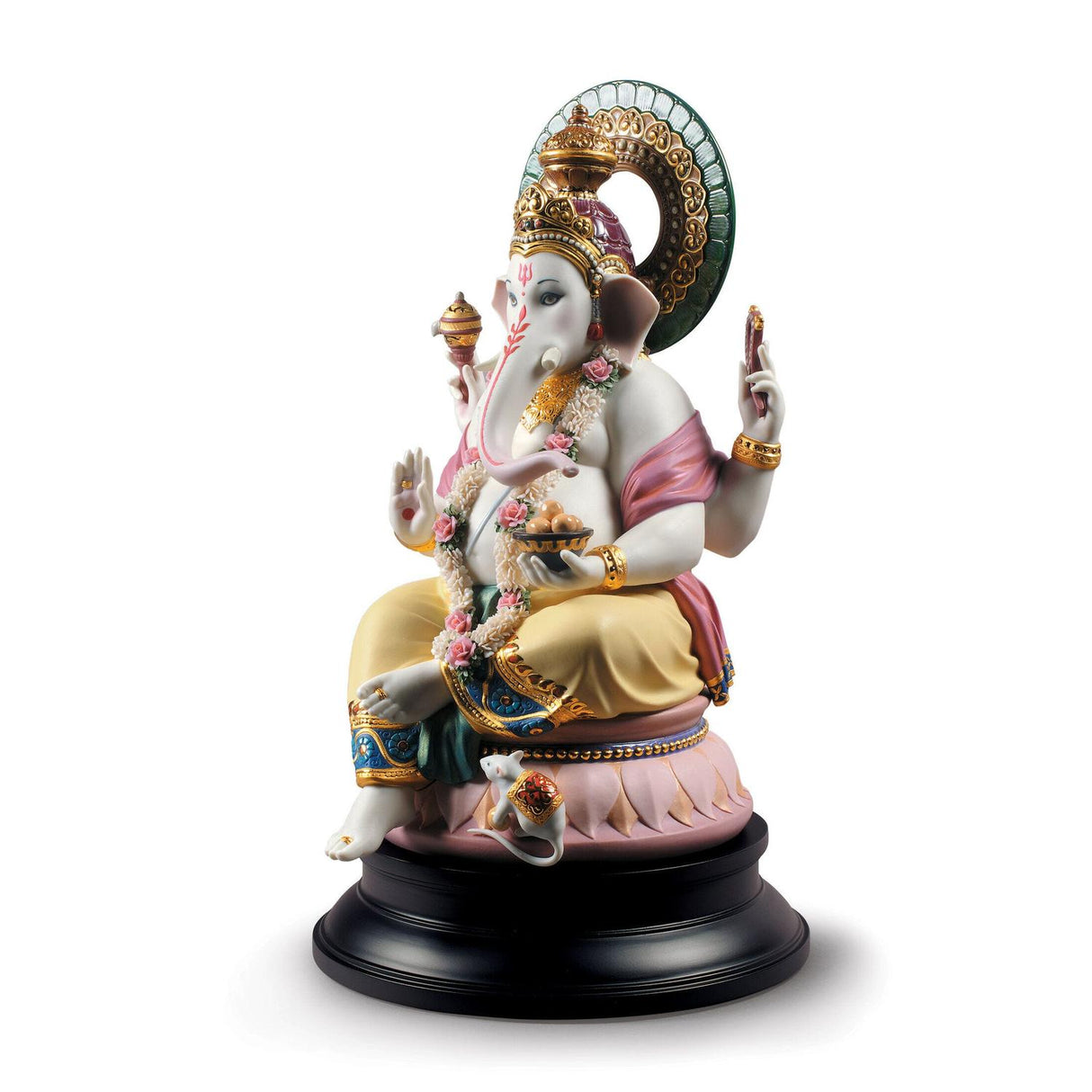Lladró Scultura Lord Ganesha Edizione Limitata 42x25cm Porcellana