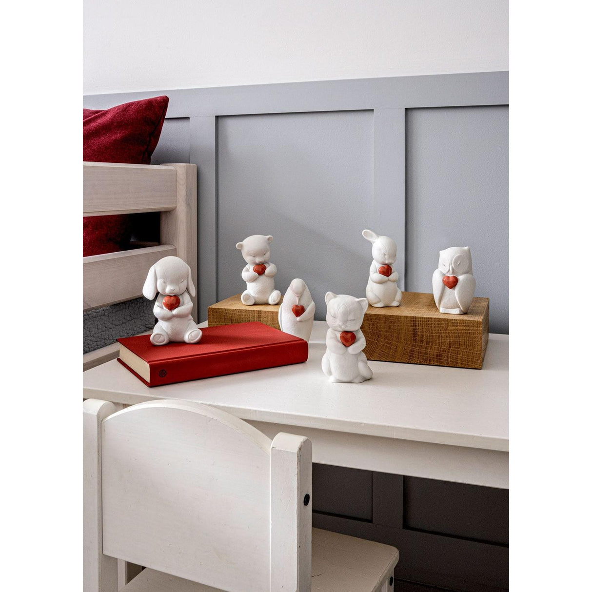 LLADRO' Figurina Whiskers Gattino Giocherellone 12x7cm Porcellana