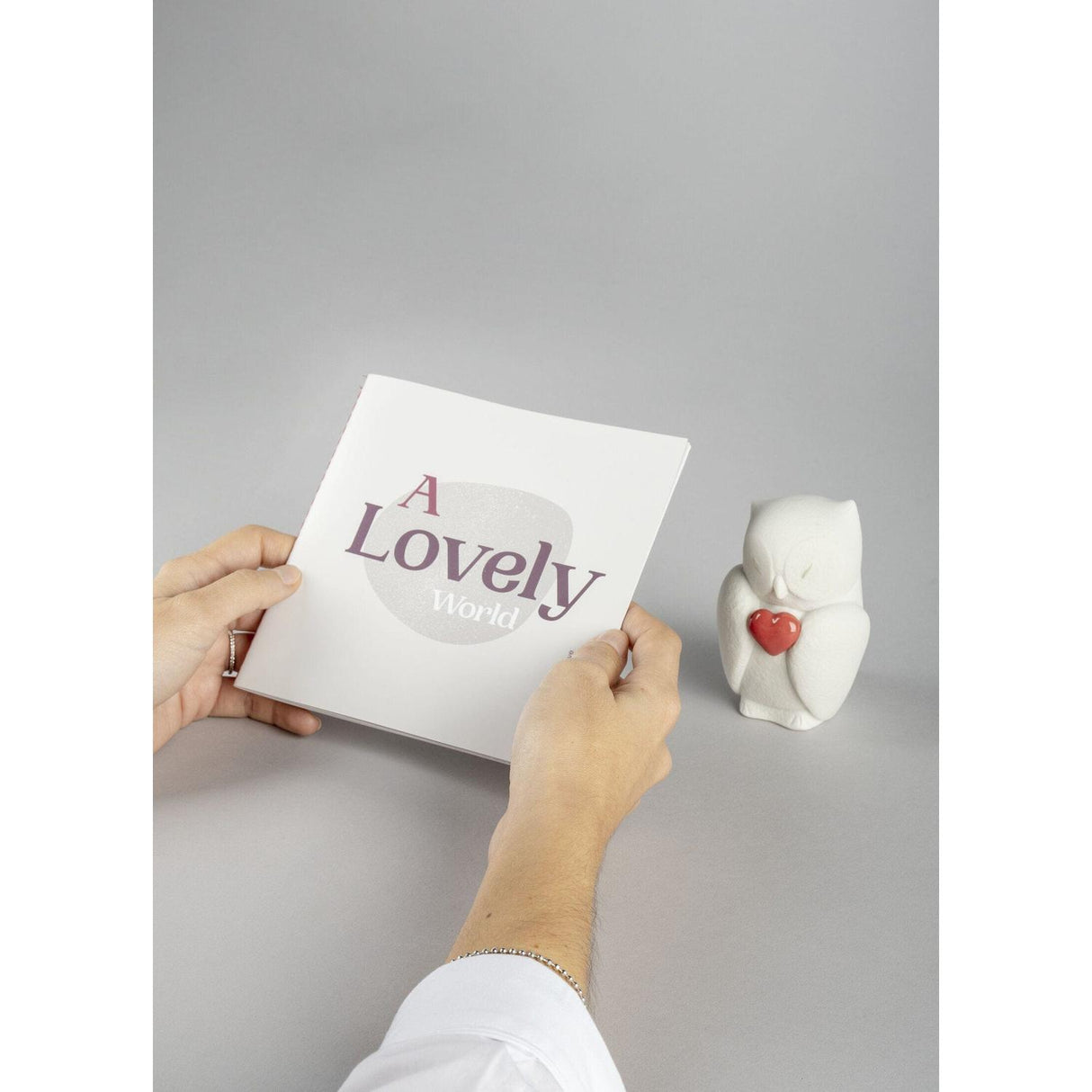 LLADRO' Figurina Reese Gufo Intuitivo 10x7cm Porcellana