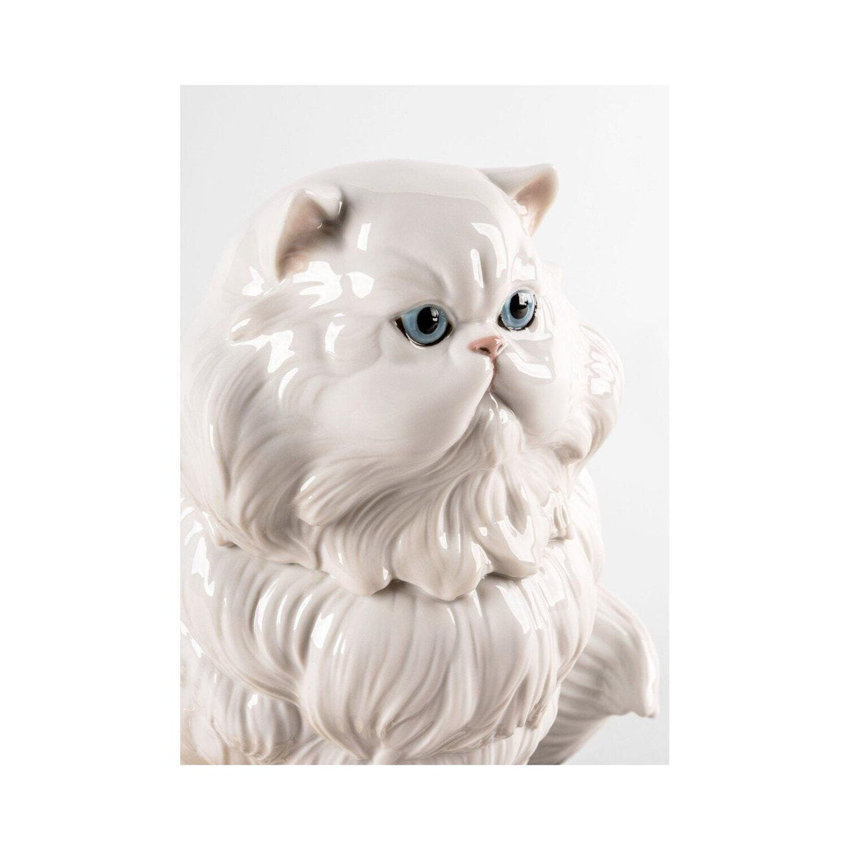 Lladró Scultura Gatto Persiano 26x25cm Porcellana