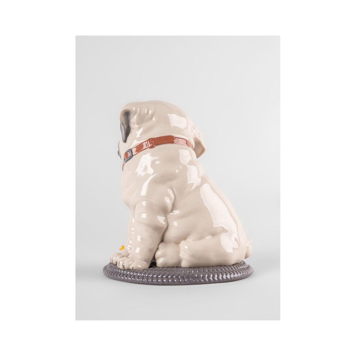 Lladró Scultura Puppie Pug 24x20cm Porcellana