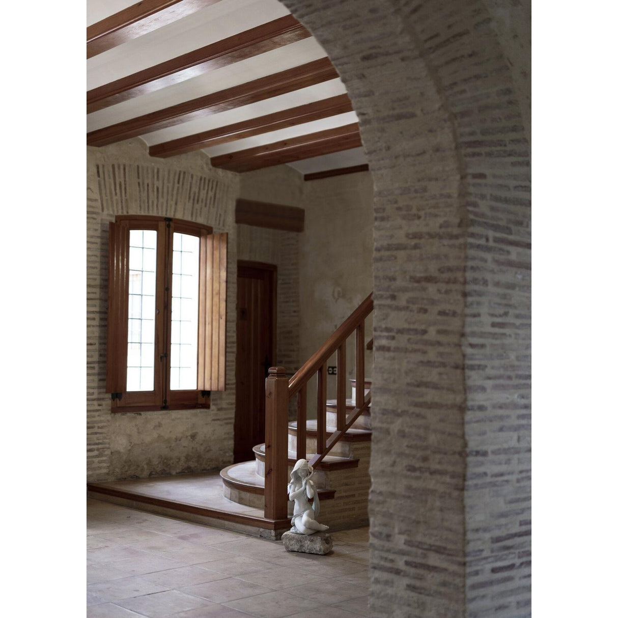 Lladró Figurina Donna Candida Luce Della Luna Bianco Edizione Limitata 48x25cm Porcellana