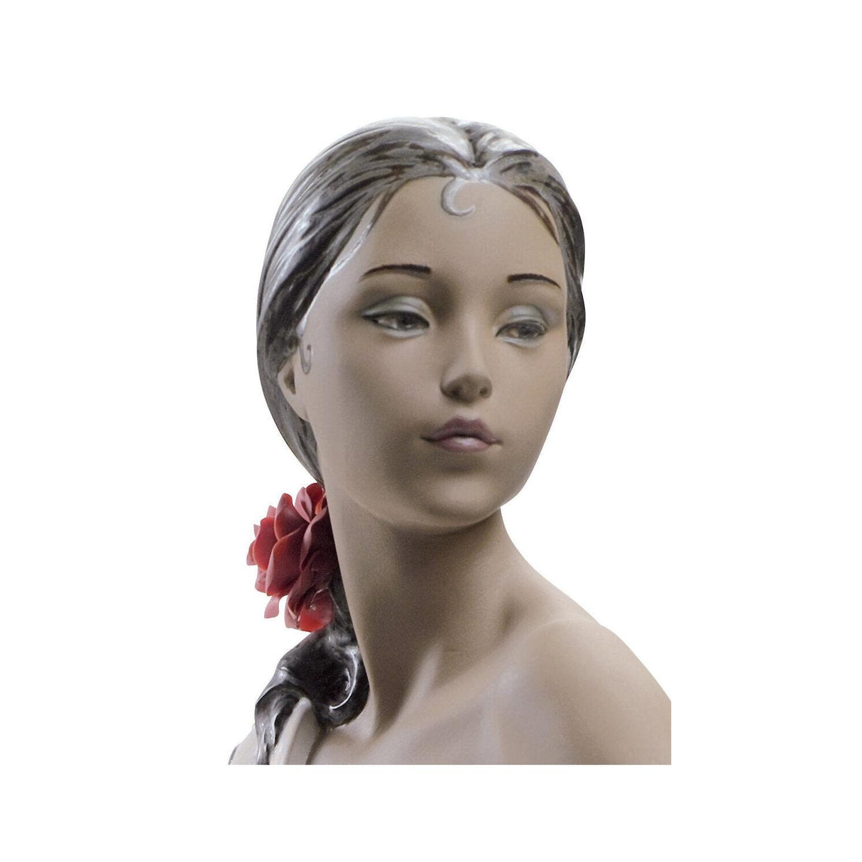 Lladró Figurina Donna Nudo con Scialle 43x30cm Porcellana