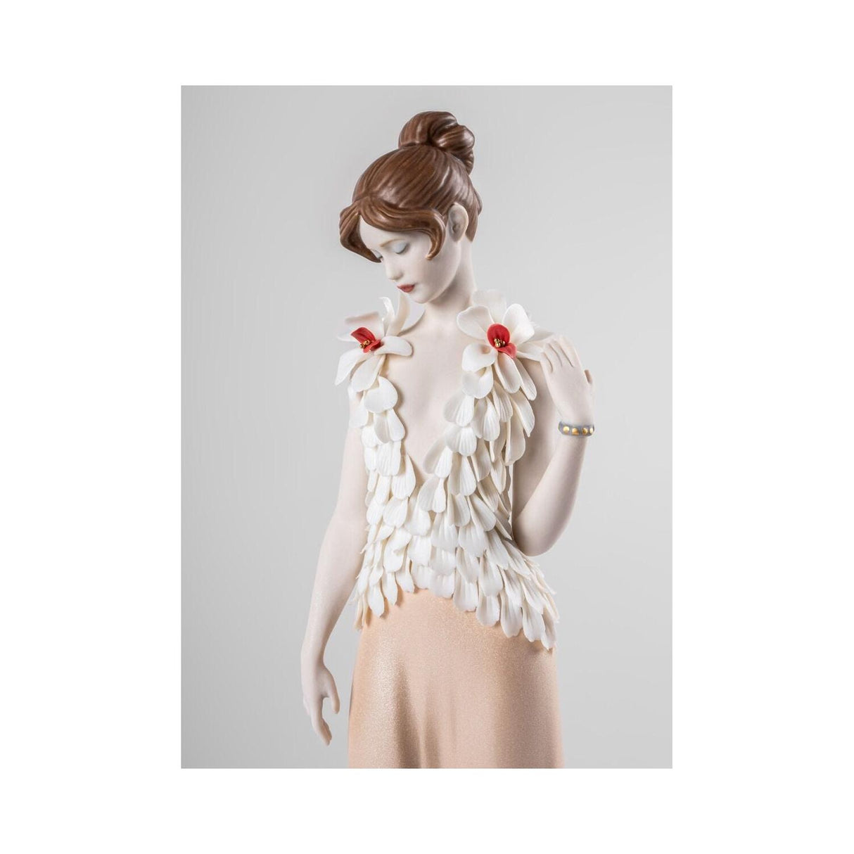 Lladró Scultura Ricamo Raffinato Serie Limitata 38x14cm Porcellana