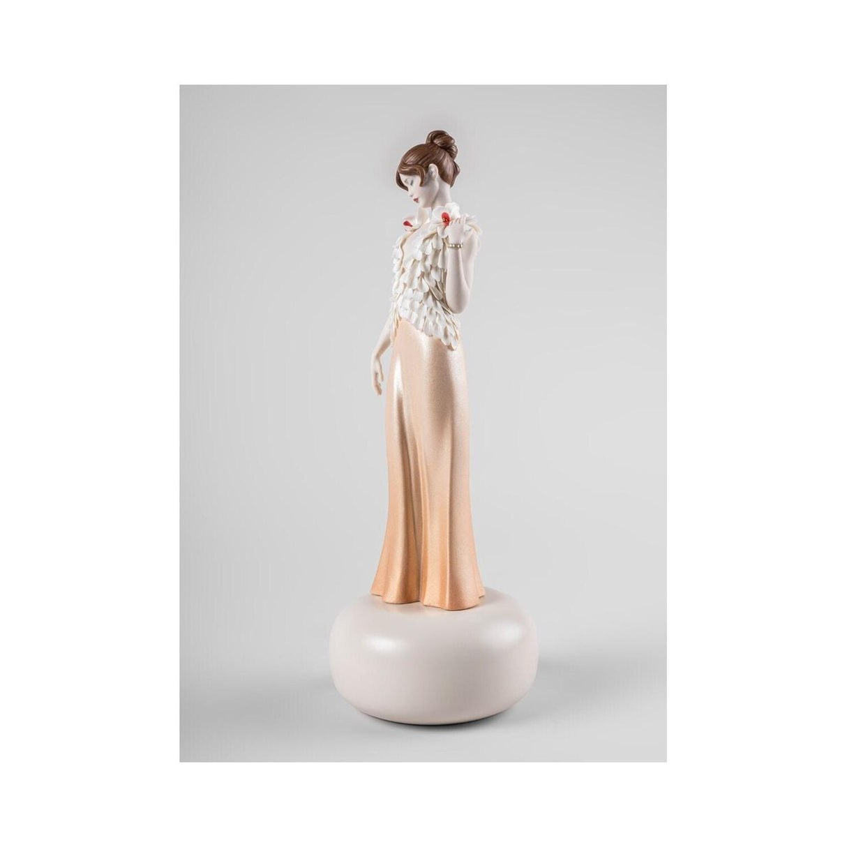 Lladró Scultura Ricamo Raffinato Serie Limitata 38x14cm Porcellana