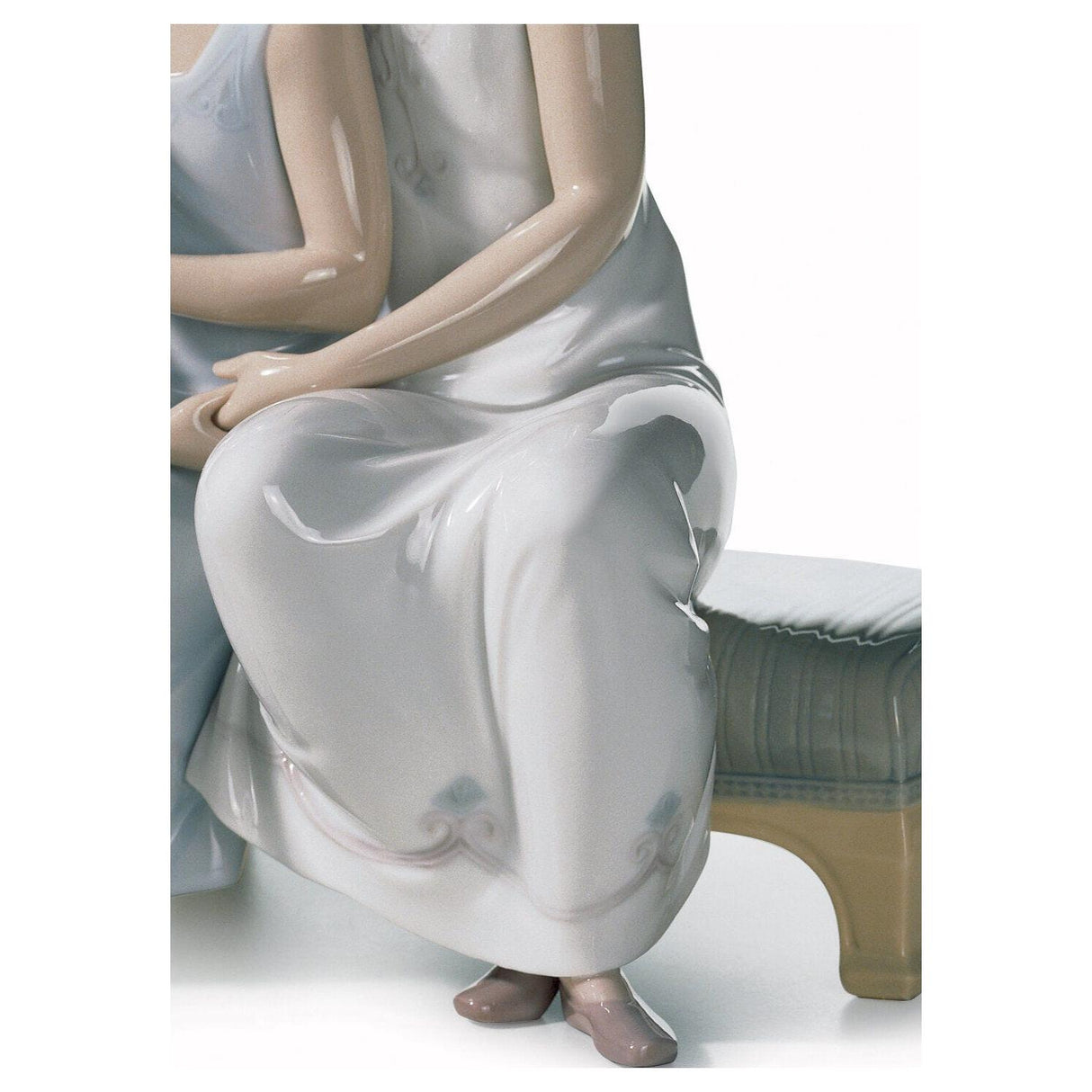 Lladró Figurina Mia Sorella la Mia Amica 26x20cm Porcellana