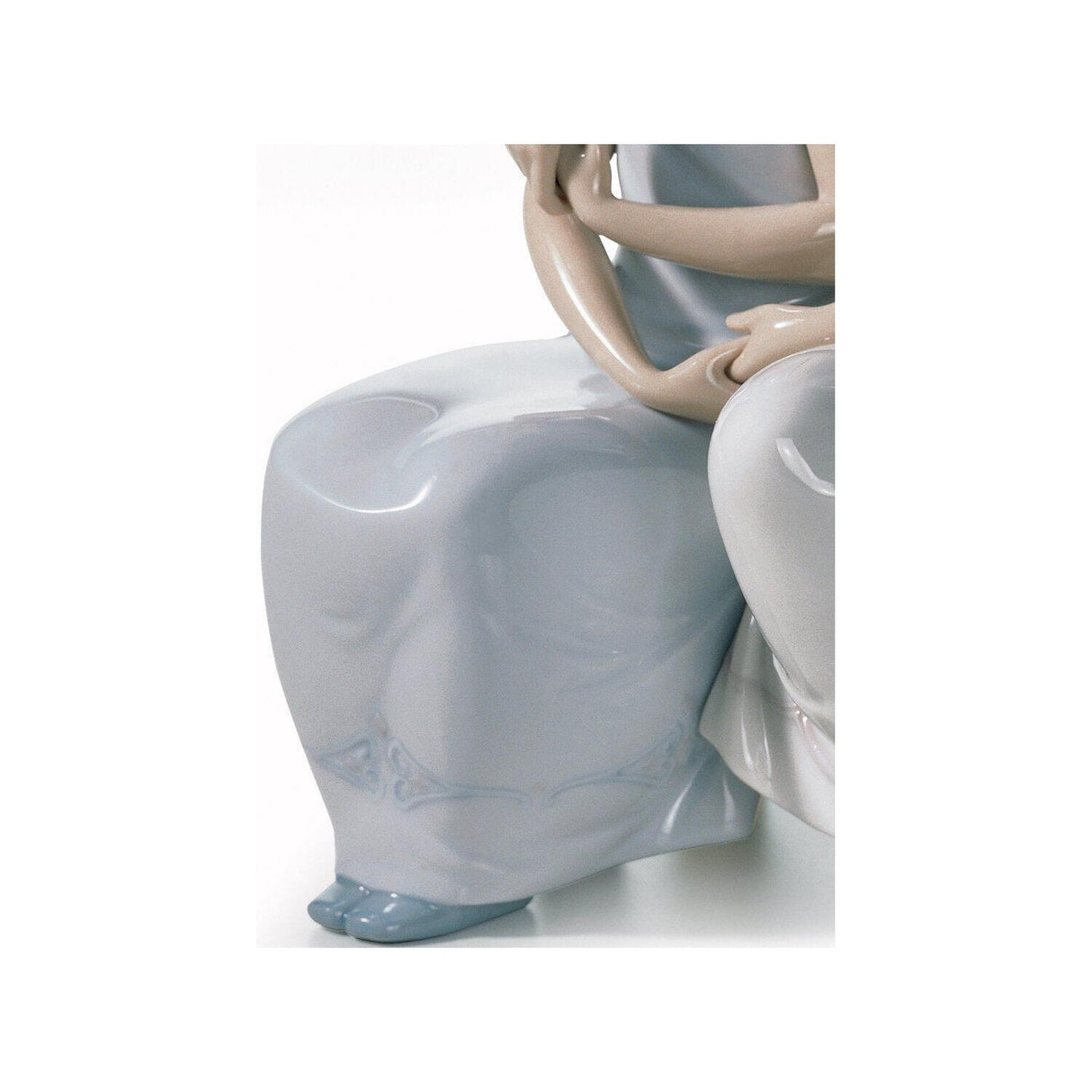 Lladró Figurina Mia Sorella la Mia Amica 26x20cm Porcellana