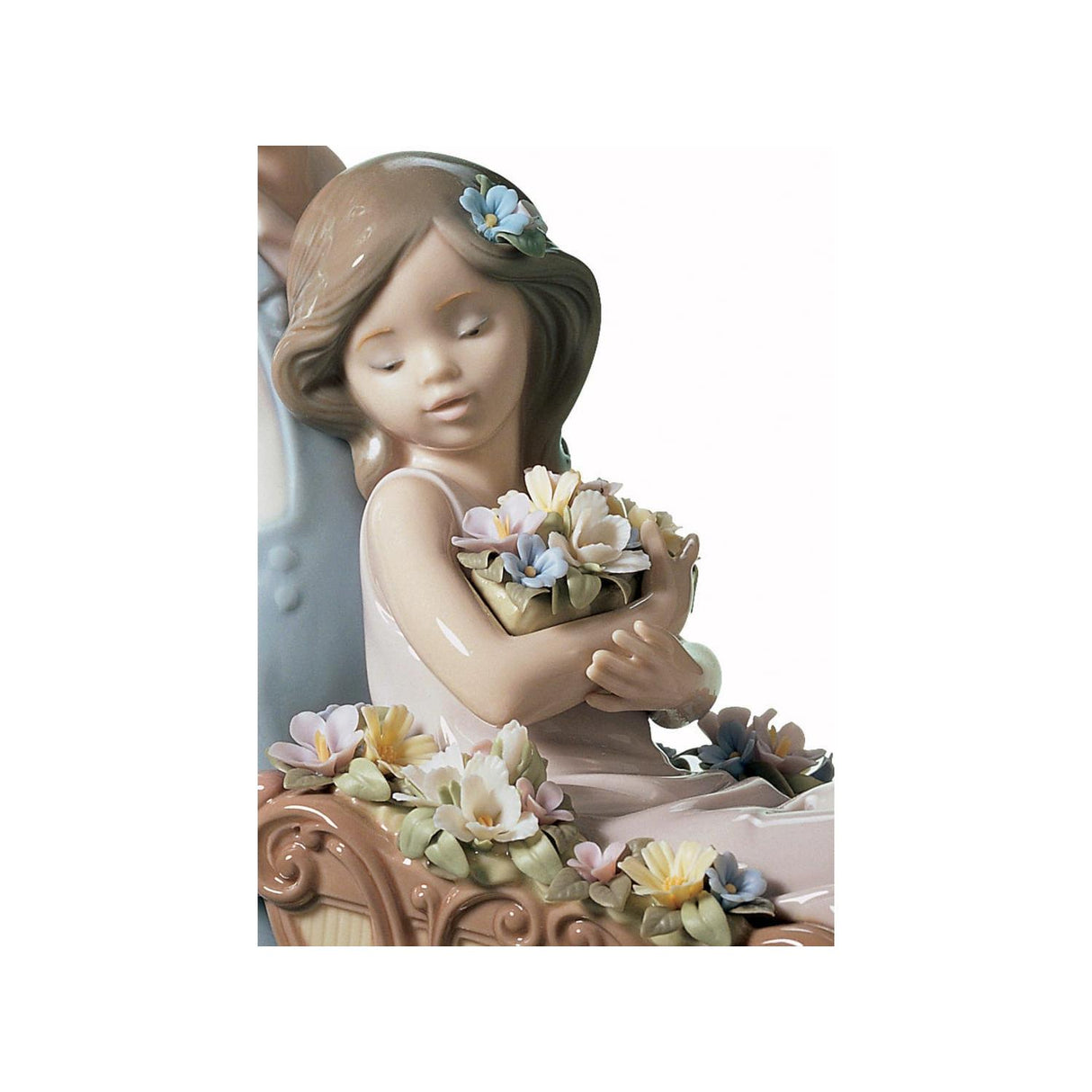 Lladró Figurina Coppia Tu Sei la Più Carina 24x21cm Porcellana